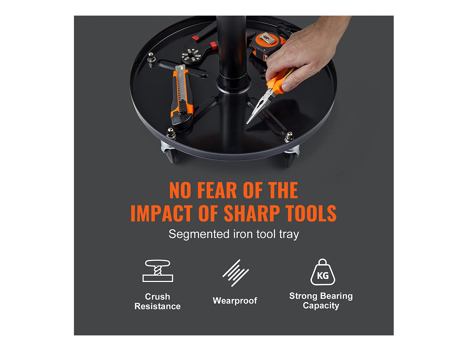 Warsztatowy SucceBuy Stołek Regulowany do Raczkowania dla Mechaników Tacka na Narzędzia do Warsztatu Garażowego