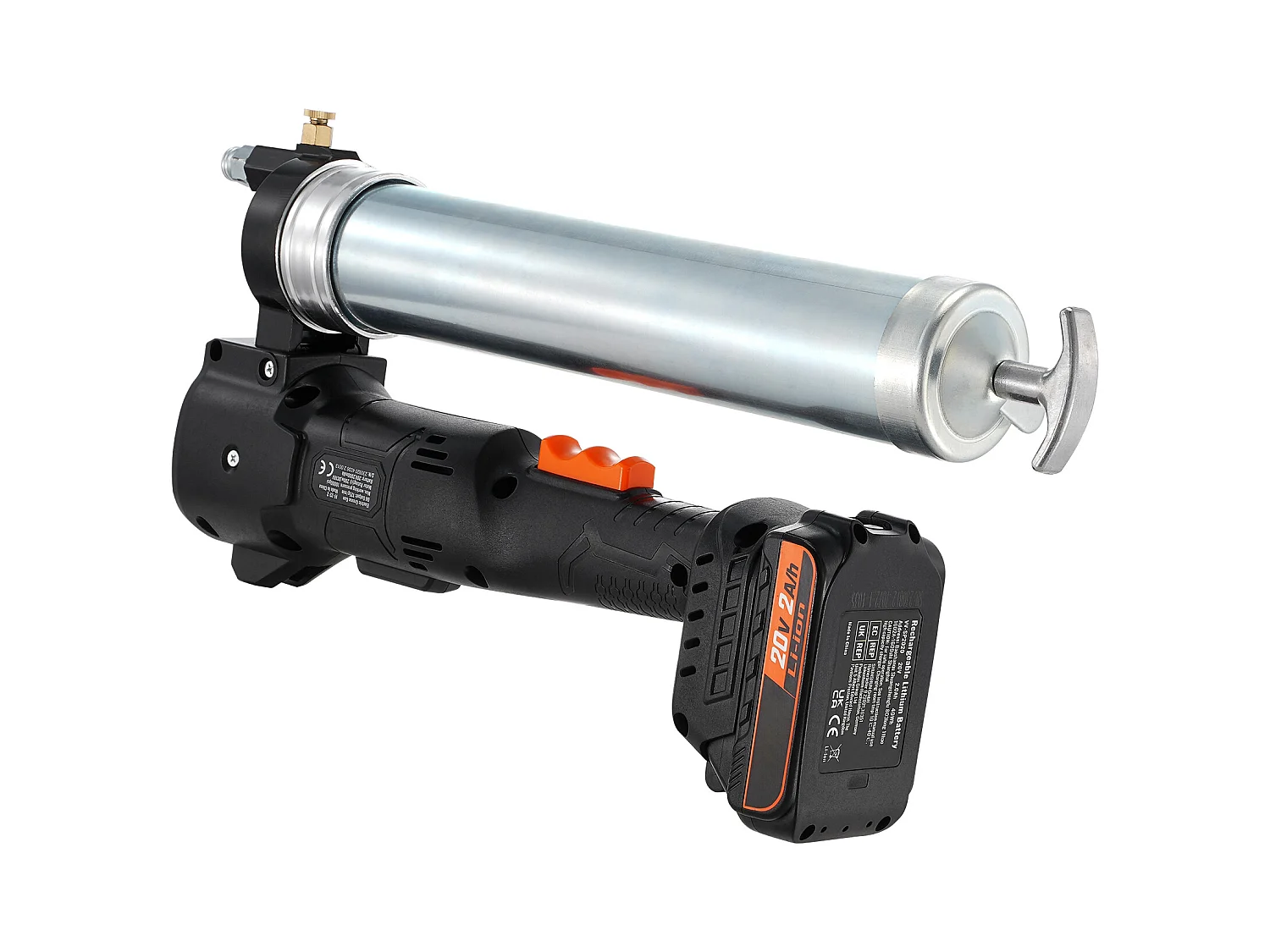 Snoerloze Vetspuit SucceBuy 20V, 10.000 PSI, 2,0 Ah Accukit met Koffer