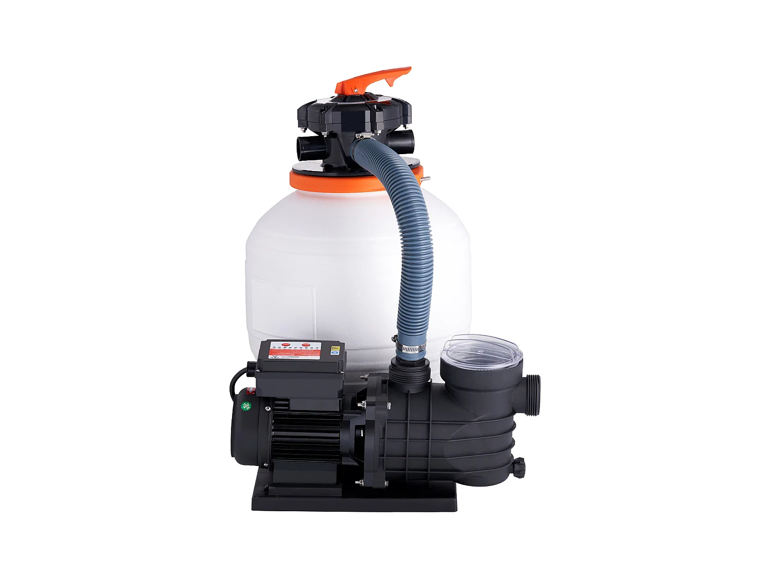 Filtre à Sable SucceBuy pour Piscines Hors Sol, Pompe 450 W, 13 000 L/H, Vanne 6 Voies