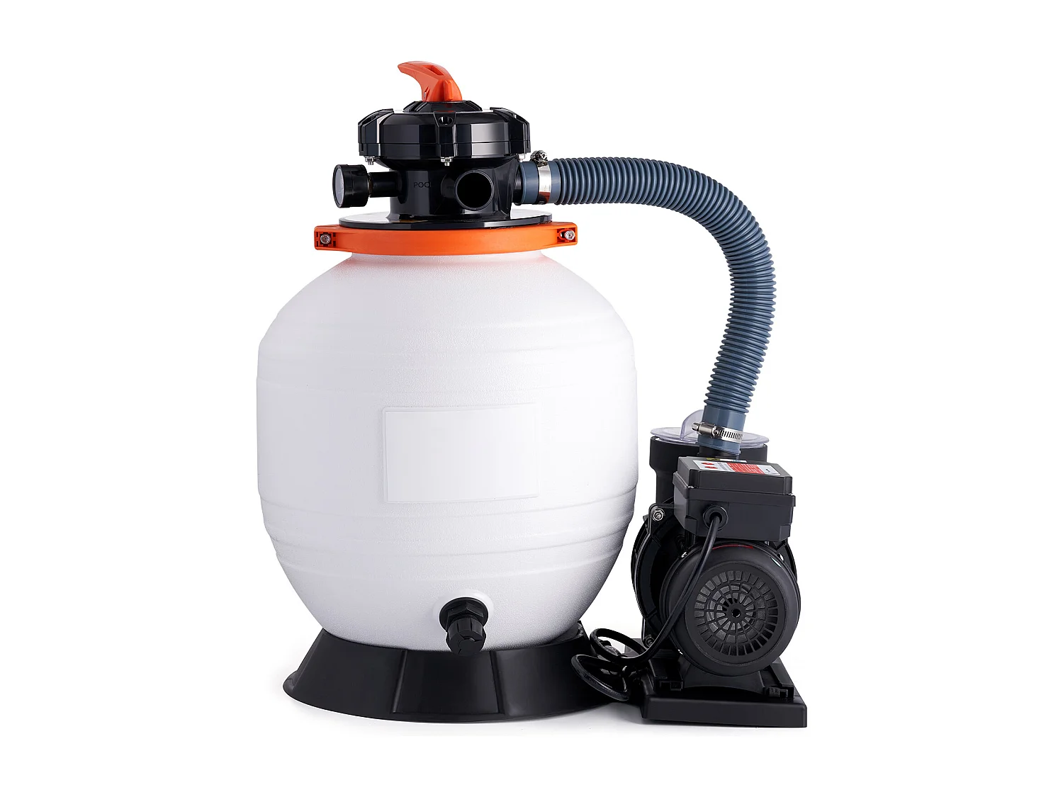 Filtre à Sable SucceBuy pour Piscines Hors Sol, Pompe 450 W, 13 000 L/H, Vanne 6 Voies