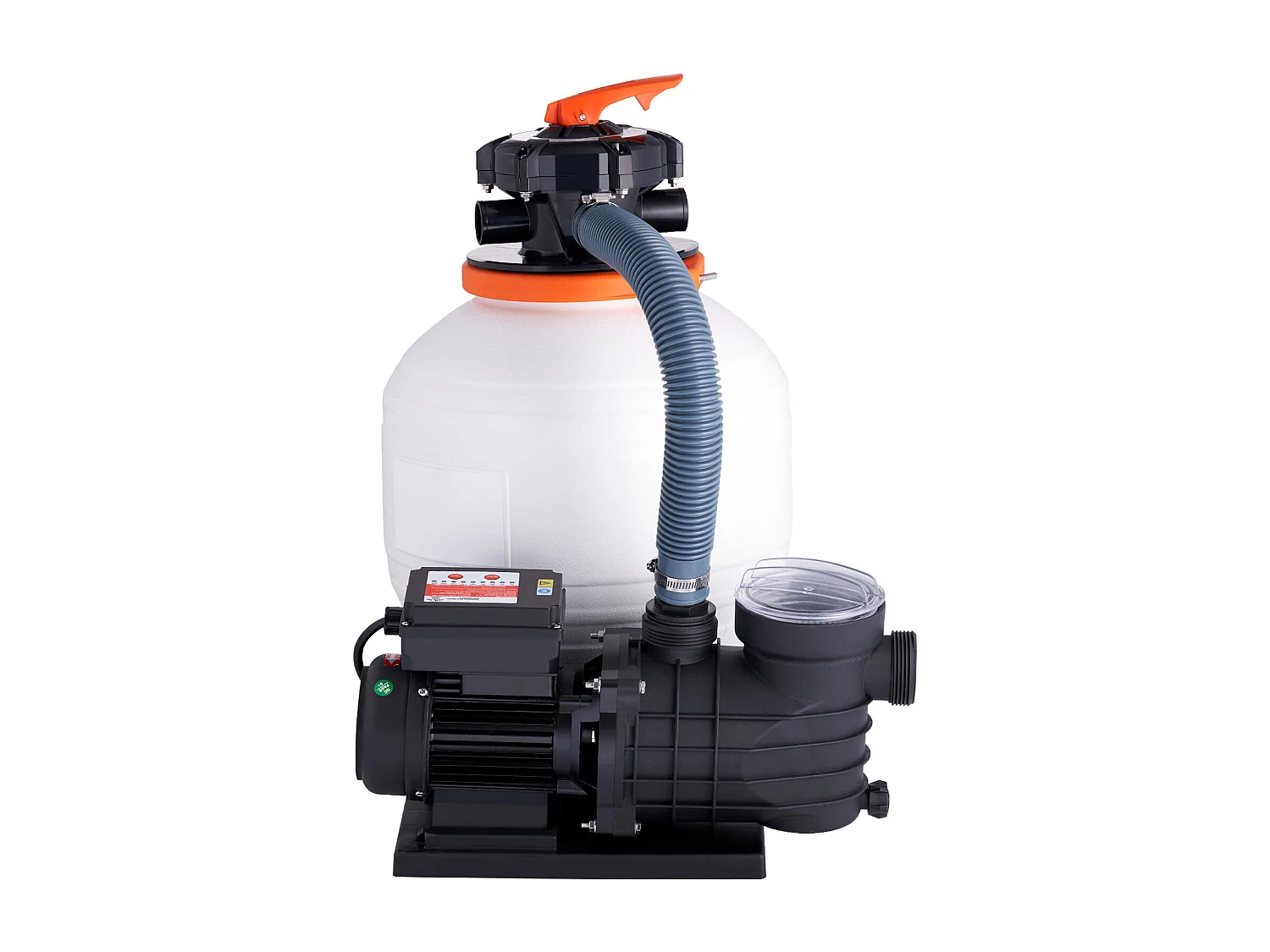 Filtre à Sable SucceBuy pour Piscines Hors Sol, Pompe 450 W, 13 000 L/H, Vanne 6 Voies