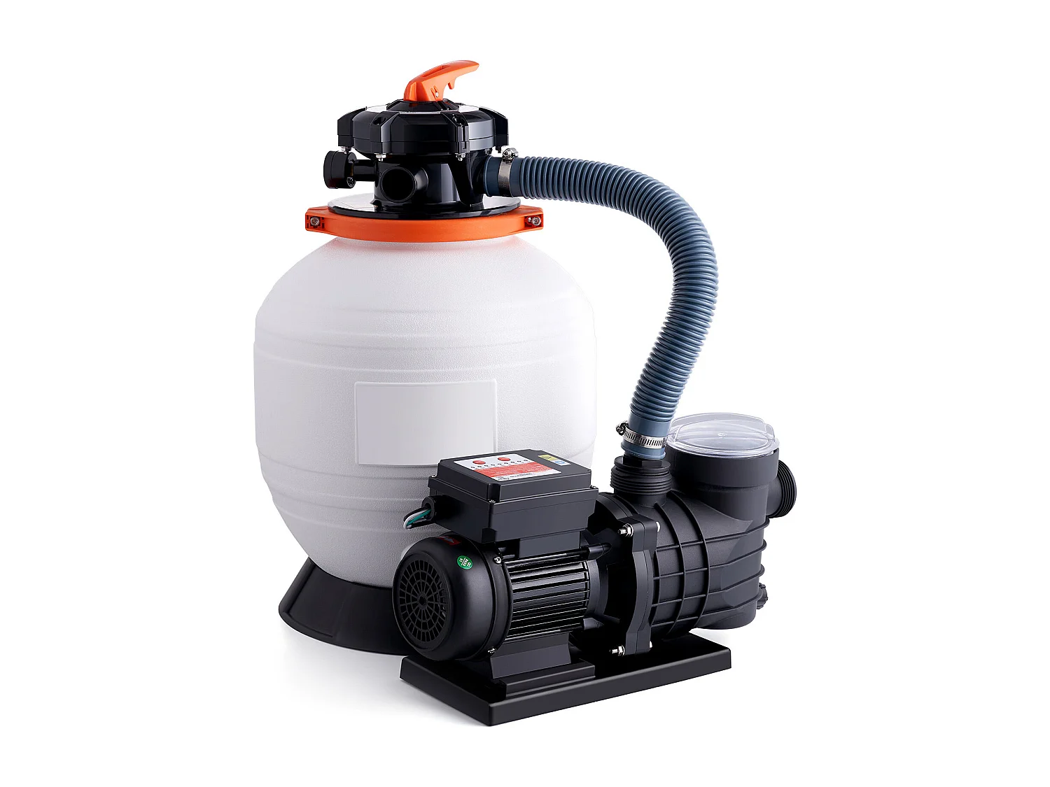 Filtre à Sable SucceBuy pour Piscines Hors Sol, Pompe 450 W, 13 000 L/H, Vanne 6 Voies