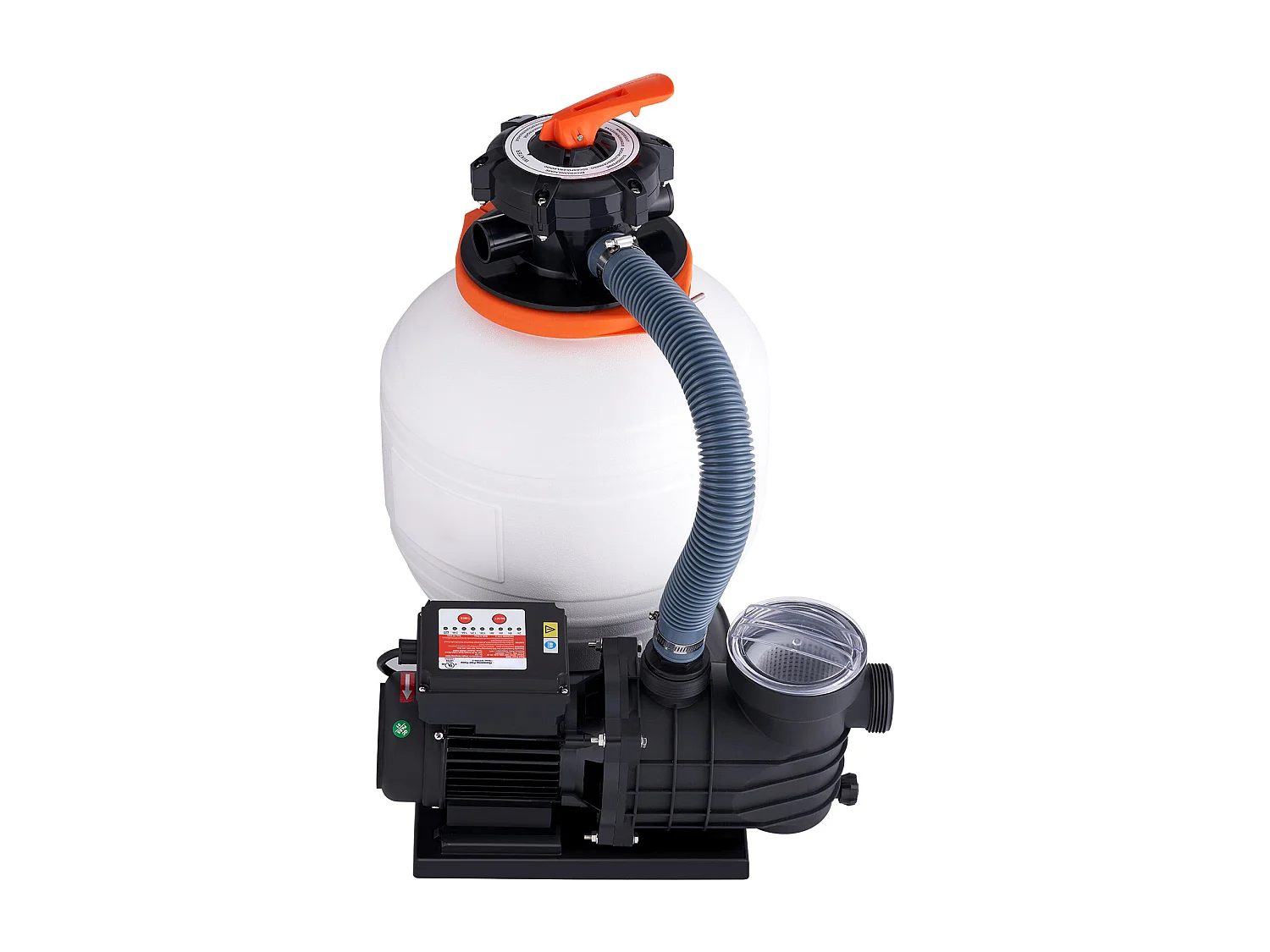 Filtre à Sable SucceBuy pour Piscines Hors Sol, Pompe 450 W, 13 000 L/H, Vanne 6 Voies