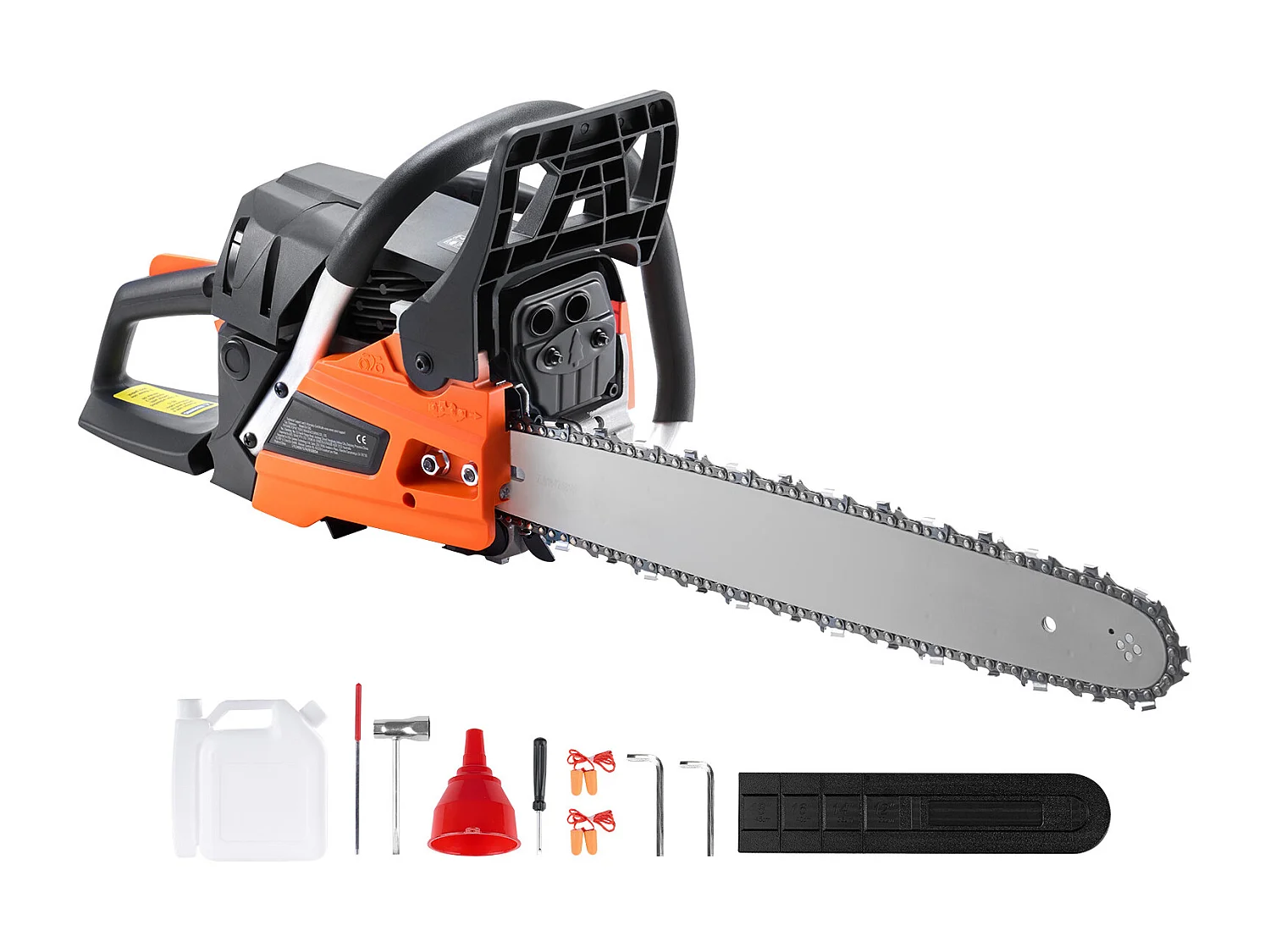 Tronçonneuse à Essence 52CC 45.7cm SucceBuy, Coupe-Bois à Essence