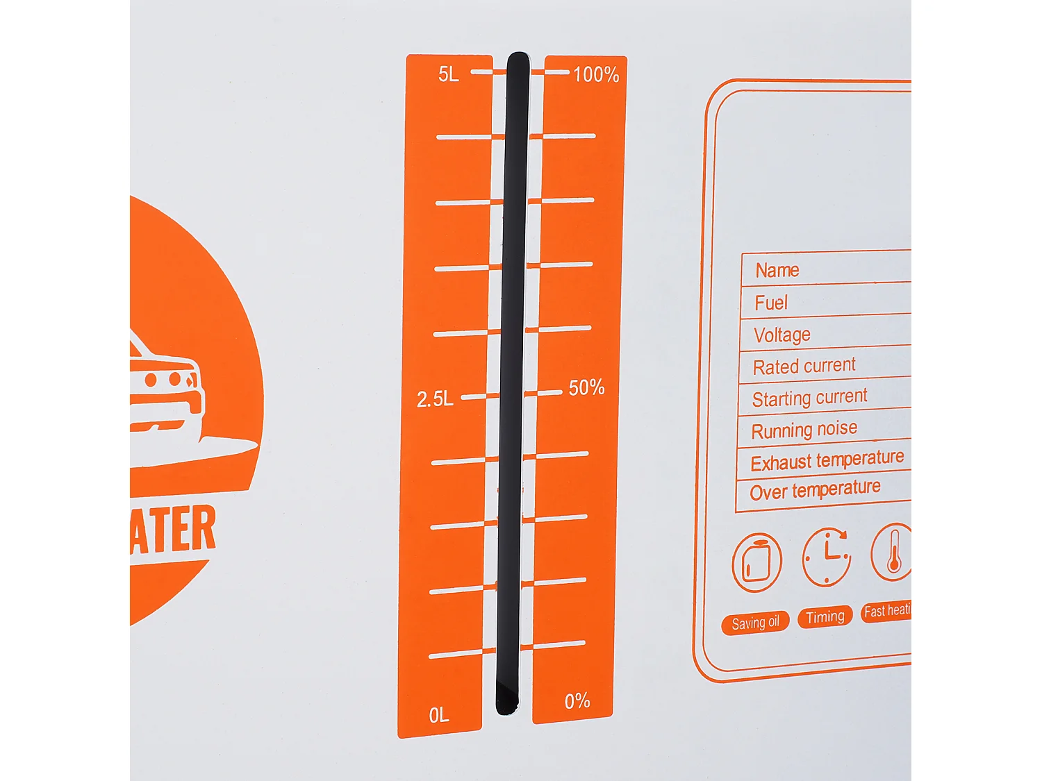 Riscaldatore d'Aria Diesel SucceBuy 8KW 12V/24V Bluetooth APP, Telecomando per Esterni