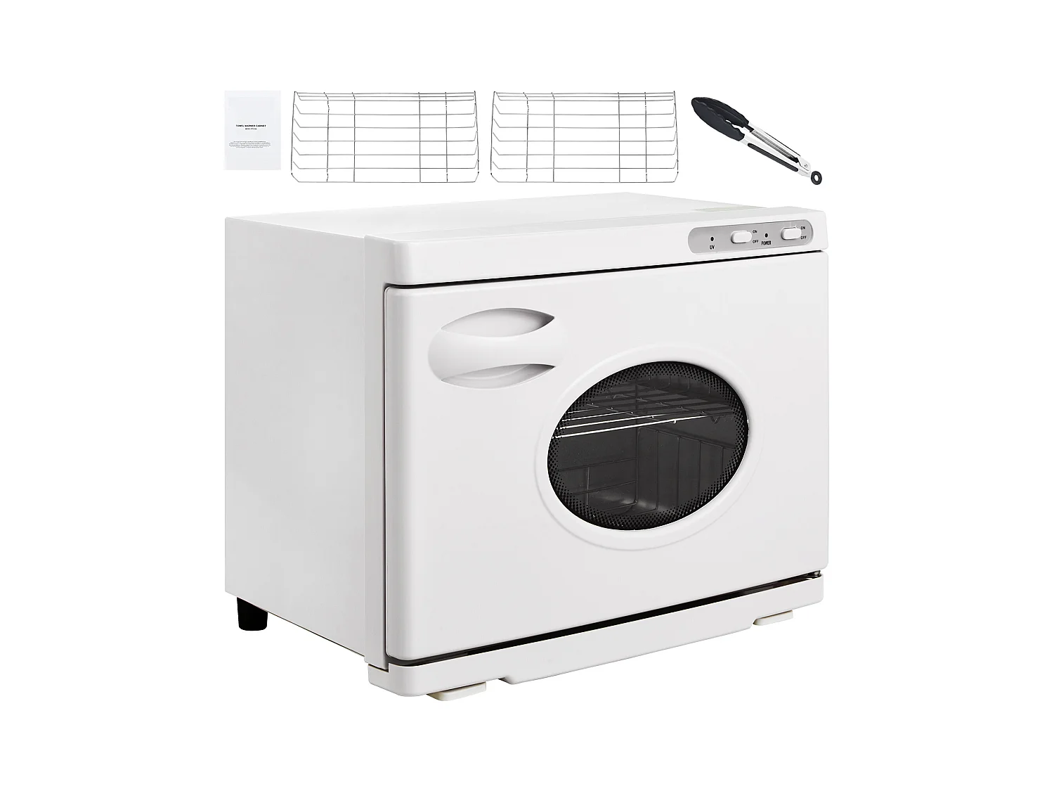 Sèche Serviettes SucceBuy Chauffant 23 L Avec 2 Supports en Acier Inoxydable, Contenir 50 à 60 Serviettes