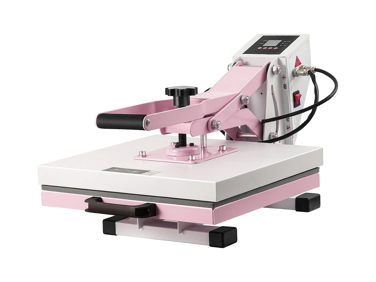 Heißpresse SucceBuy 38,1x38,1 cm Rosa für T-Shirts