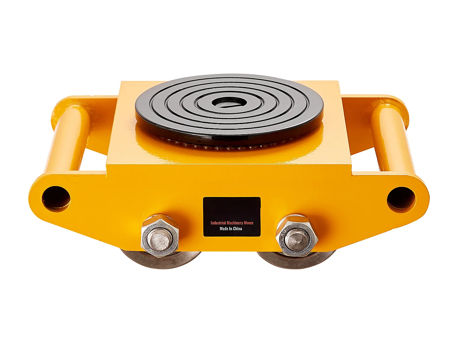 Ensemble de Transport, SucceBuy Lot de 4 Chariots à Roulettes pour Machines, Capacité de 12 Tonnes, Roues en Acier au Carbone pour le Déplacement Industriel