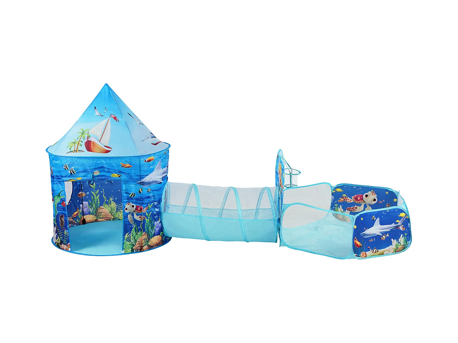 Tentes de Jeu et Tunnels SucceBuy pour Enfants, Cadeau pour Tout-Petits Garçons et Filles, Bleu Océan