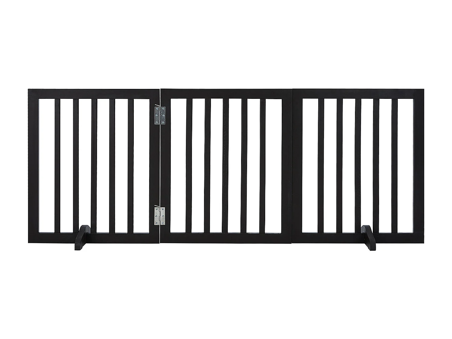 Cancelletto per Cani SucceBuy,61 x 152cm,Autoportante Pieghevole, Barriera per Animali Domestici, Marrone