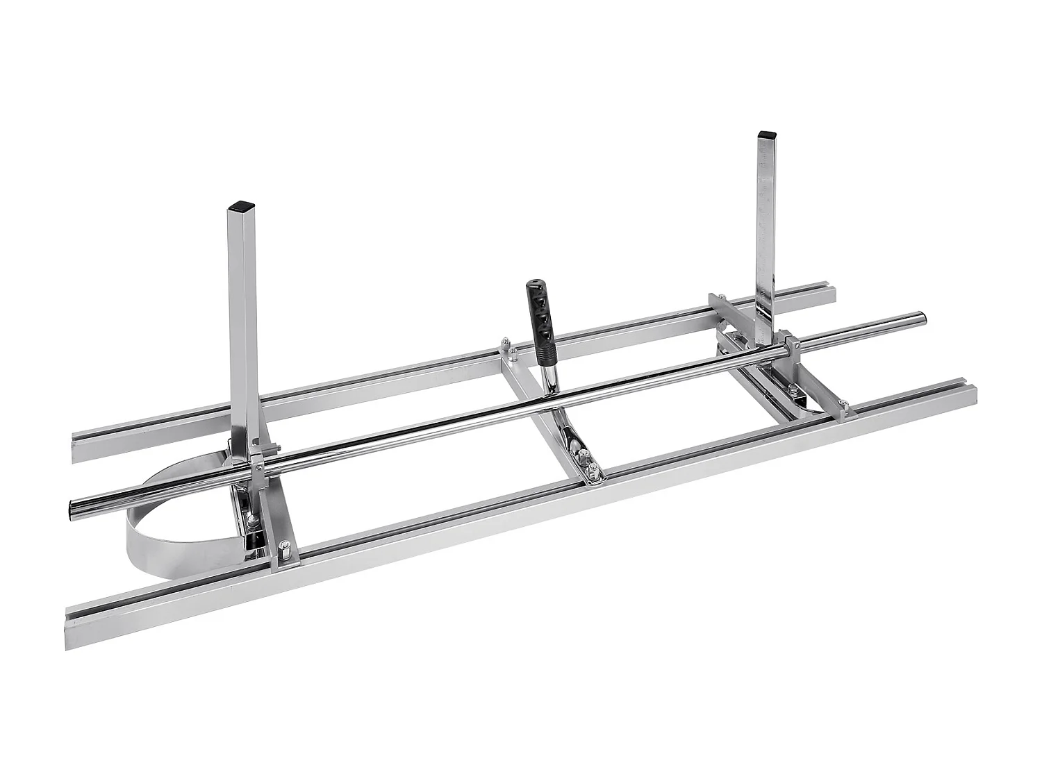 Scie à Chaîne Portative SucceBuy, Guide-Chaîne de 36-122 cm, Épaisseur de Coupe de 0.5-30cm
