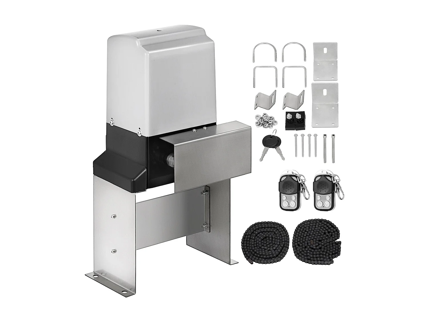 Ouvre-Portail Coulissant Automatique SucceBuy 1400 kg avec Télécommandes