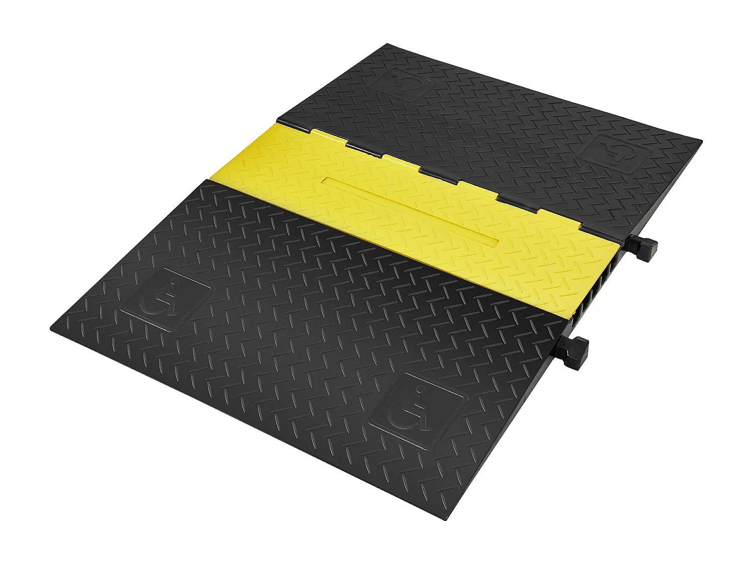 Rampa Ochronna Kabeli z 5 Kanałami SucceBuy, Pojemność Obciążenia 9979 kg, Ukrywacz Kabeli