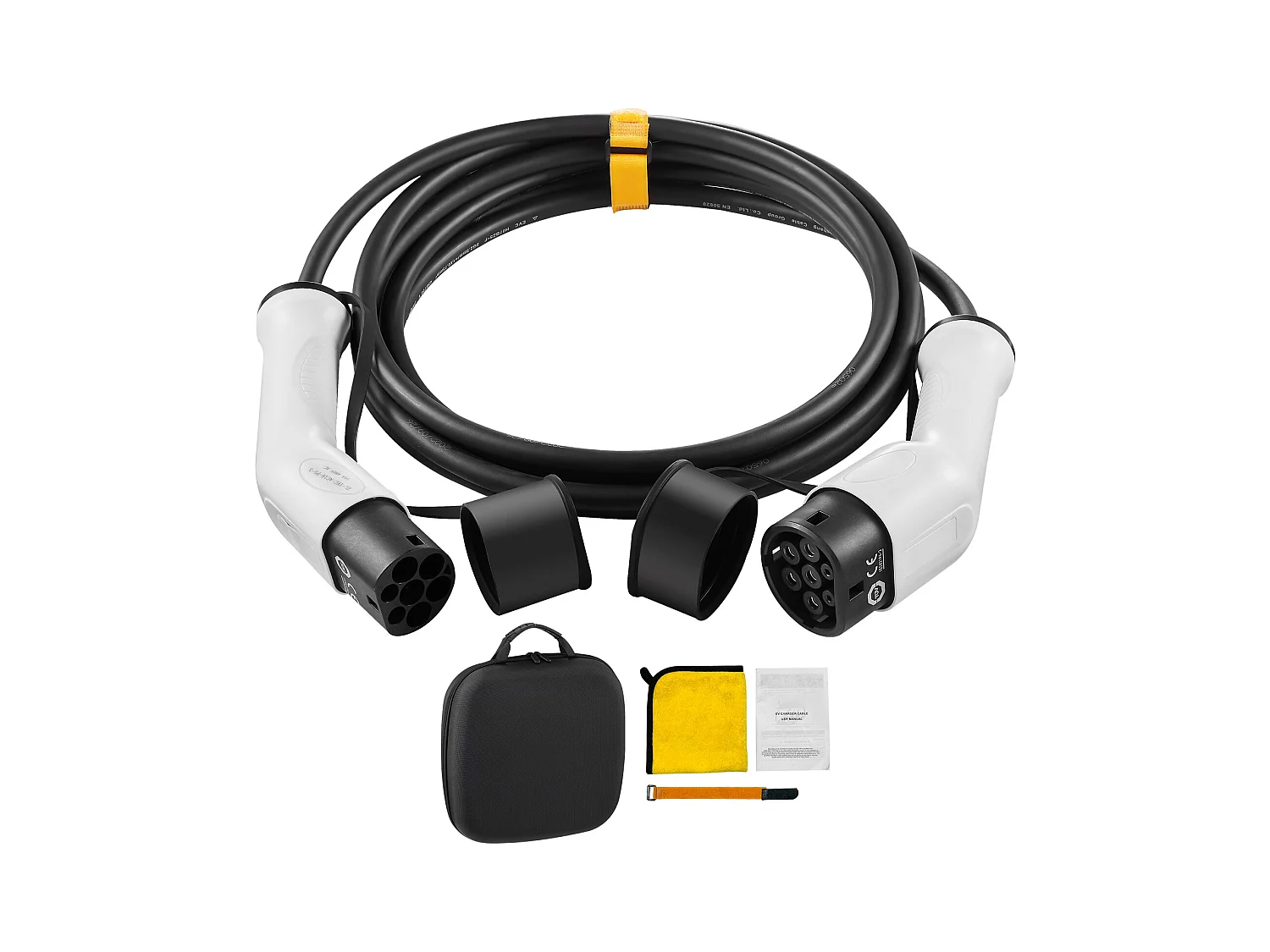 Câble de Charge, SucceBuy Câble de Charge Type 2 EV, 16 A, 50 CM, 3,6 KW, TPU, Câble pour Véhicule É‌lectrique