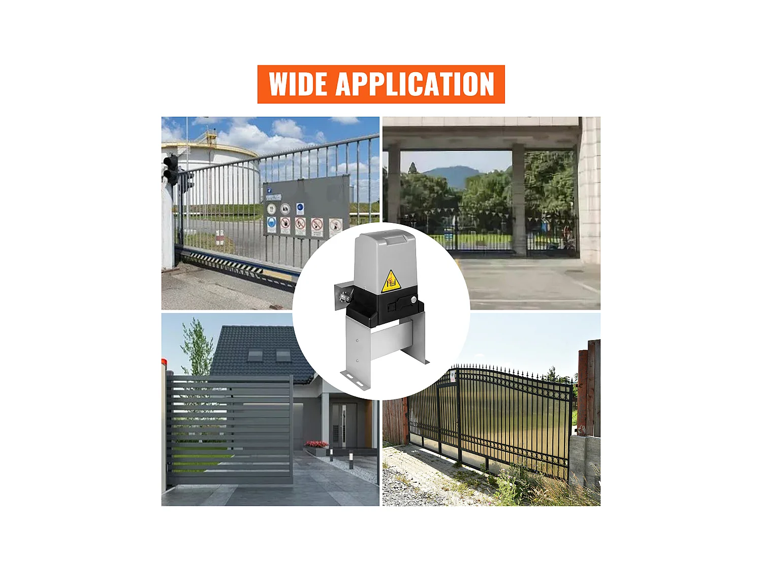 Ouvre-Portes Coulissant Automatique SucceBuy 1497kg avec Capteur Infrarouge pour Allée