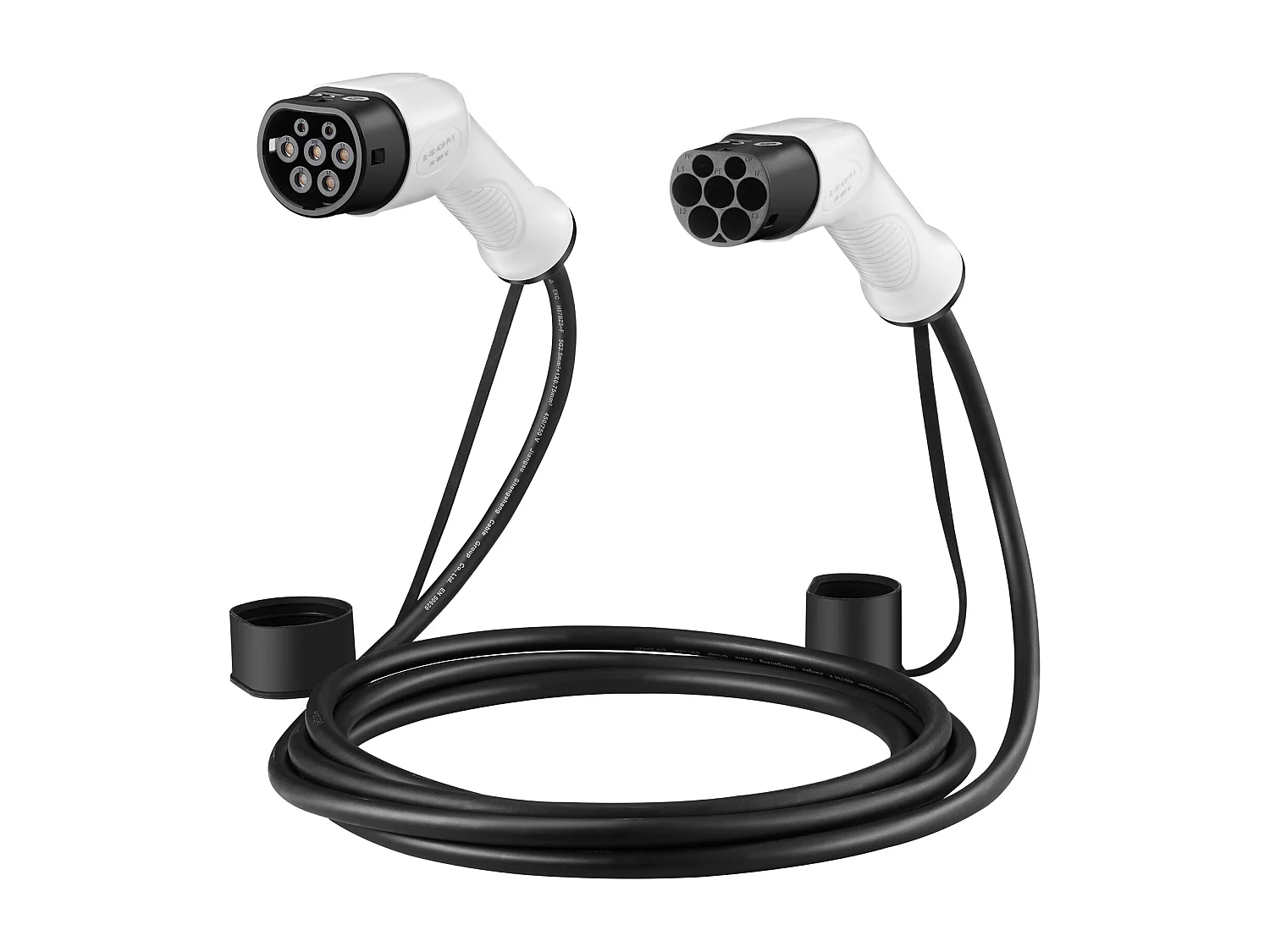 Câble de Charge, SucceBuy Câble de Recharge Type 2 à Type 2 pour VE 32A 50CM 7KW TPU