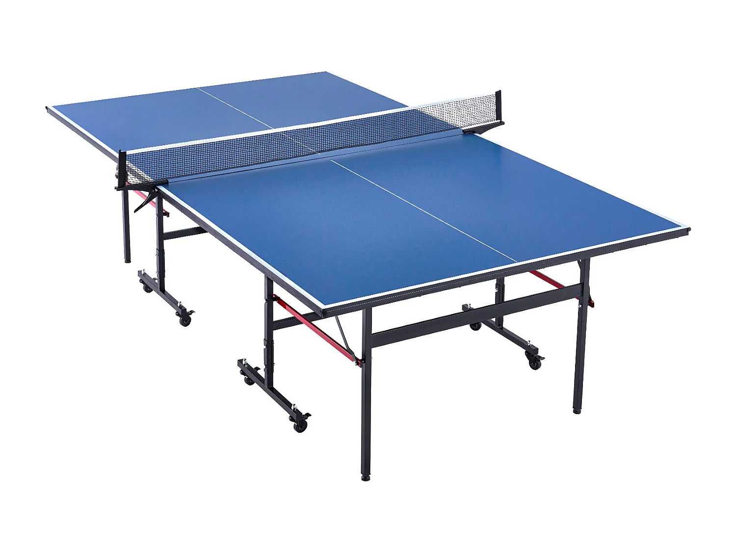 Table de Ping - Pong SucceBuy, Table de Ping - Pong Pliable avec Filet de Serrage, Utilisation en Intérieur