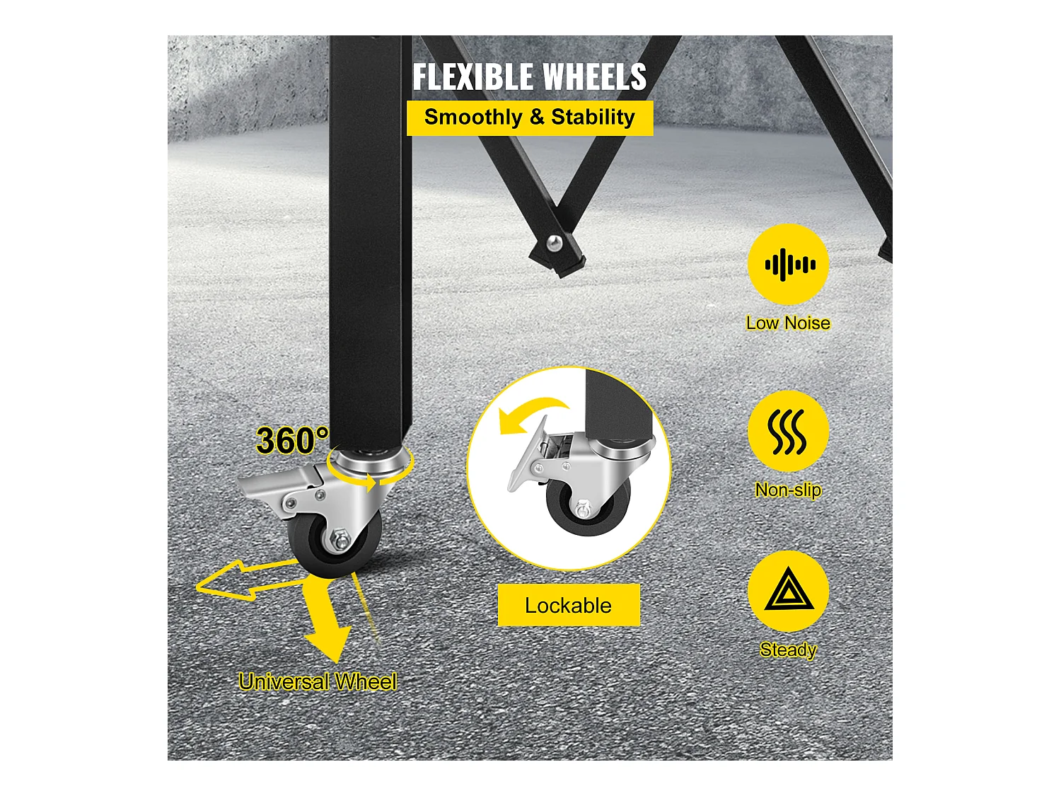 Barrière de Sécurité SucceBuy Pliante Simple,18,5 cm H x 21,5 cm W, Barrière Pliante
