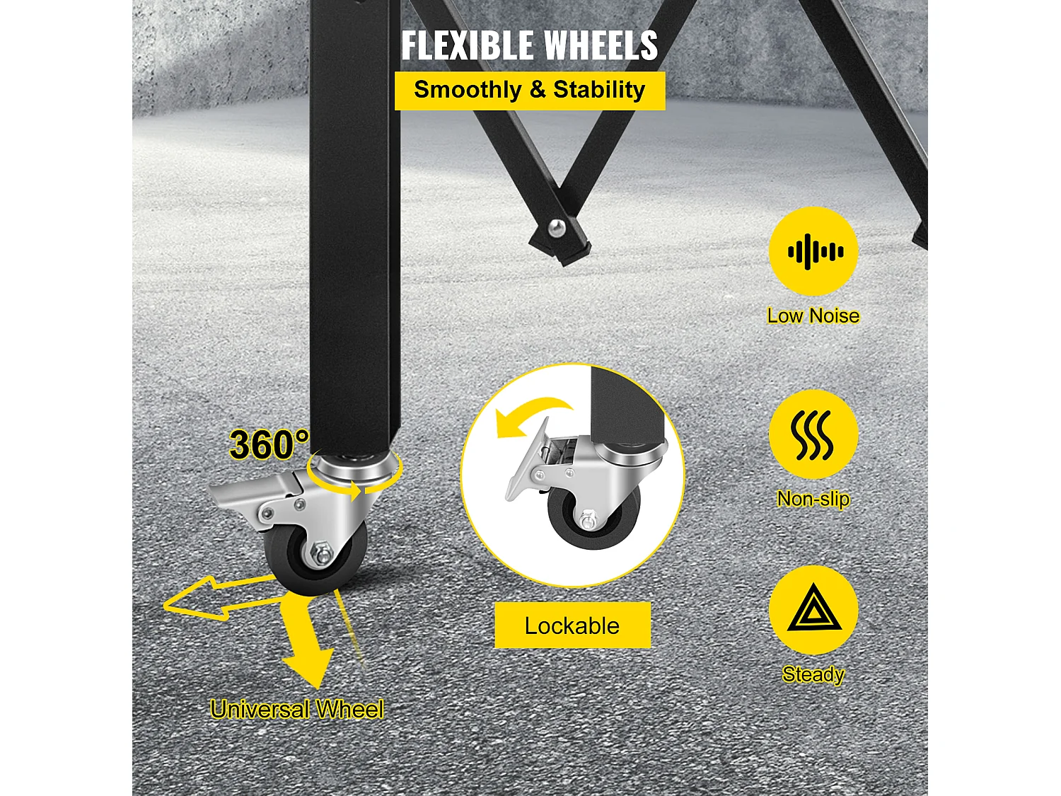 Barrière de Sécurité SucceBuy Pliante Simple,18,5 cm H x 21,5 cm W, Barrière Pliante