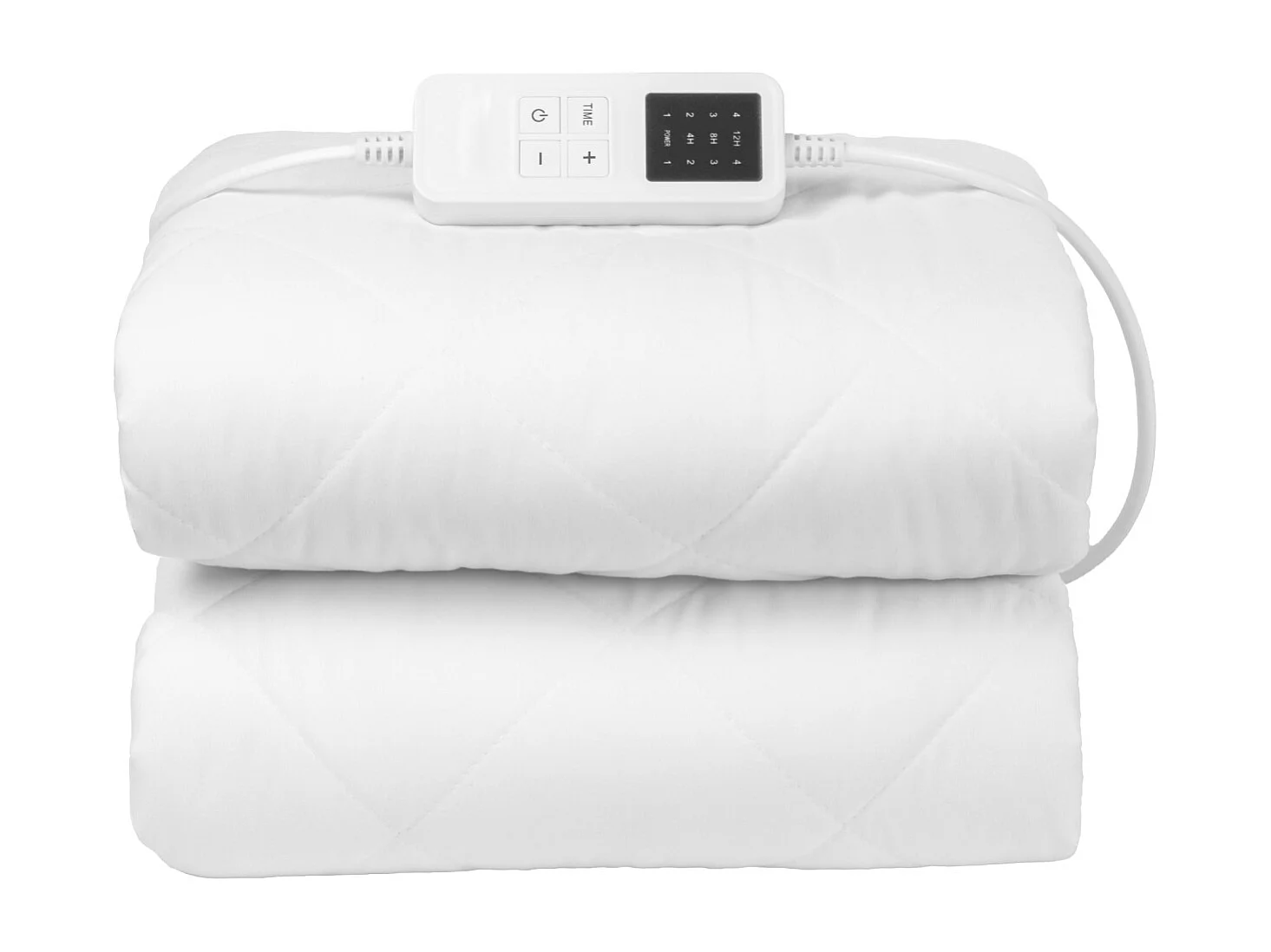 Couverture Chauffante Électrique, SucceBuy Surmatelas Chauffant 150 x 80 cm avec Minuterie et Arrêt Automatique