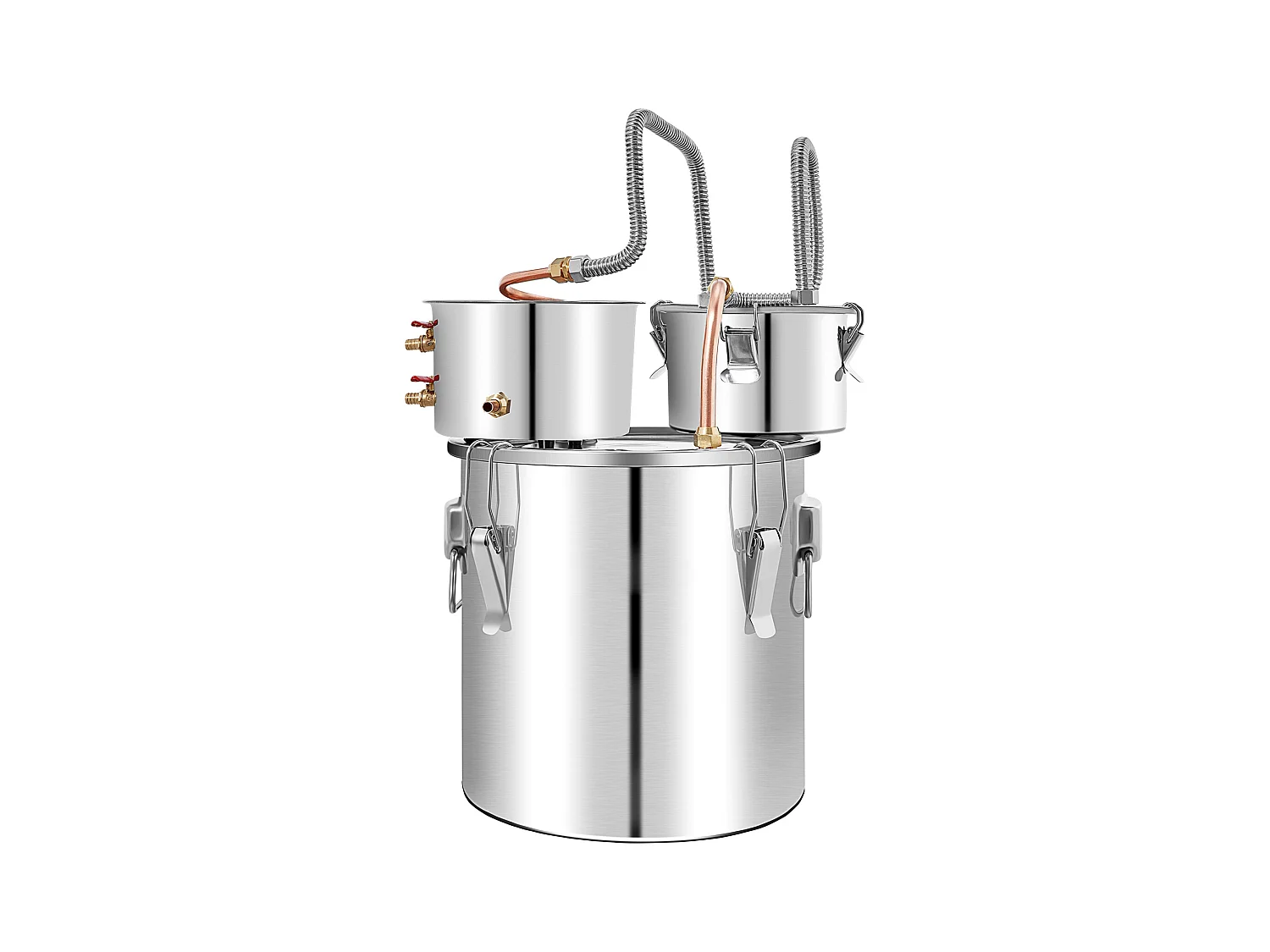 Alambic SucceBuy 50 L, Distillateur D'eau avec Fût Thumper et Pompe