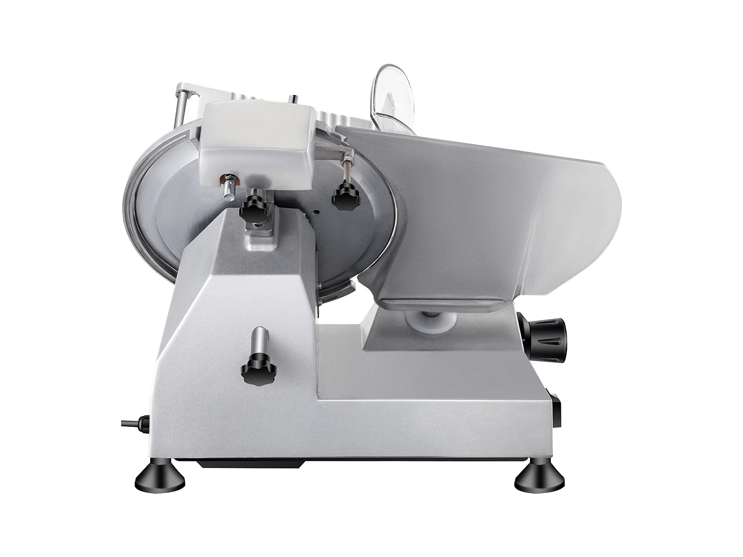 Trancheur SucceBuy Trancheuse à Viande Électrique Commerciale, Lame de 25.4 CM, 240 W, 350-400 Tr/Min