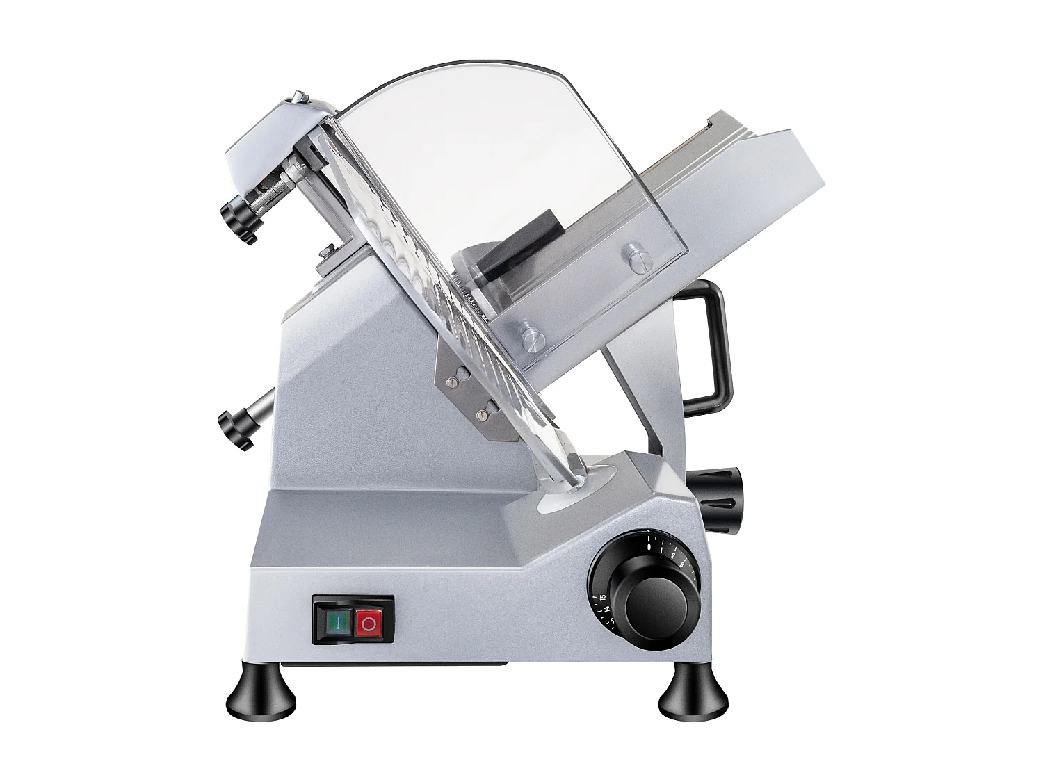 Trancheur SucceBuy Trancheuse à Viande Électrique Commerciale, Lame de 25.4 CM, 240 W, 350-400 Tr/Min