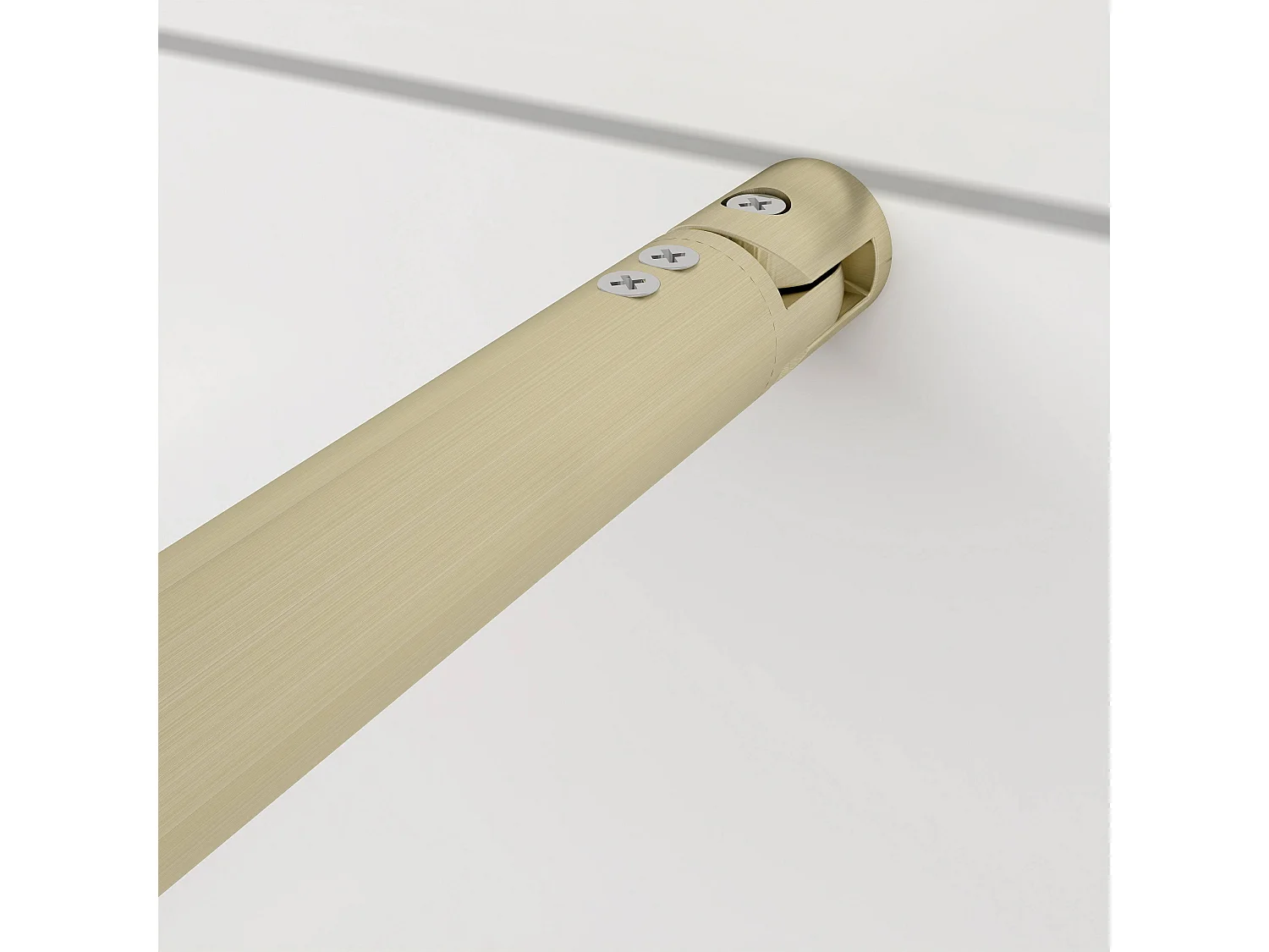 Douchewand-Inloopdouche 120x200cm met mat Zwart kader en raster 8mm NANO EasyClean veiligheidsglas gouden profiel Stabilisatiestang 70-120 cm