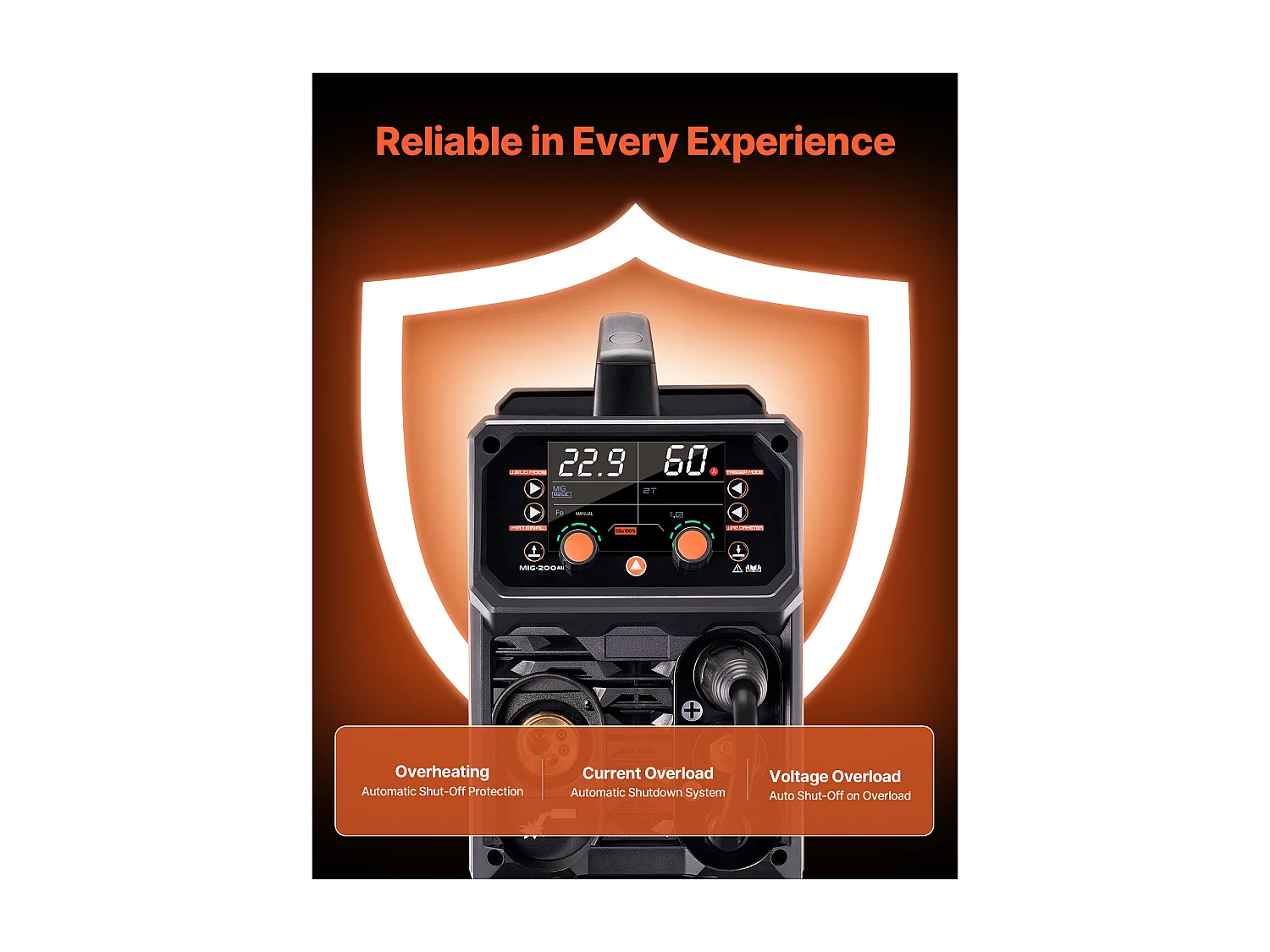 Synergiczna Spawarka MIG SucceBuy, Zaawansowane Rozwiązanie Spawalnicze 200 A, Ta Synergiczna Spawarka 5 w 1