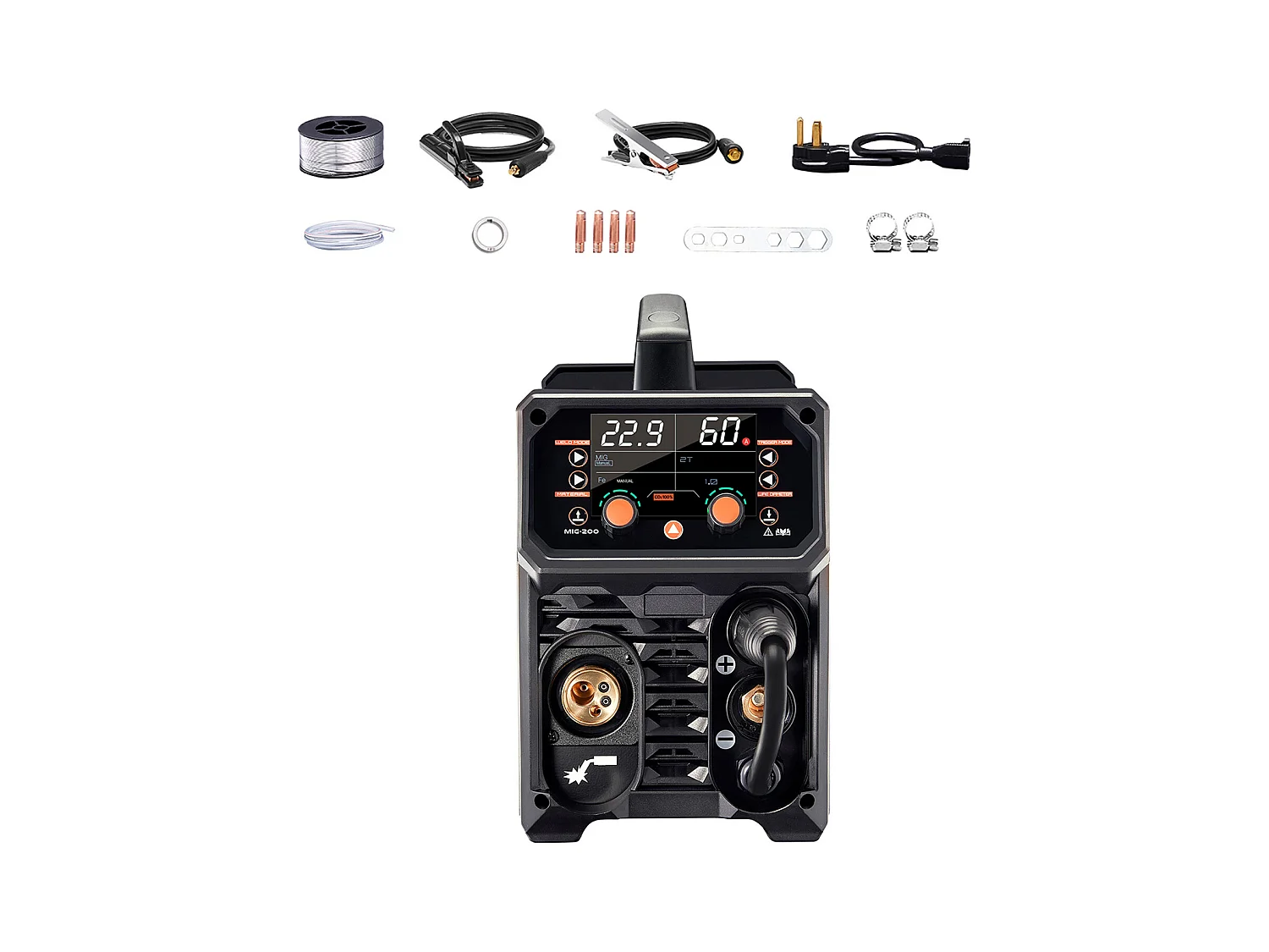 Poste à Souder MIG SucceBuy- Centrale de Soudage Multi-Processus 200 A. Poste à Souder 4 en 1 pour des Travaux Polyvalents