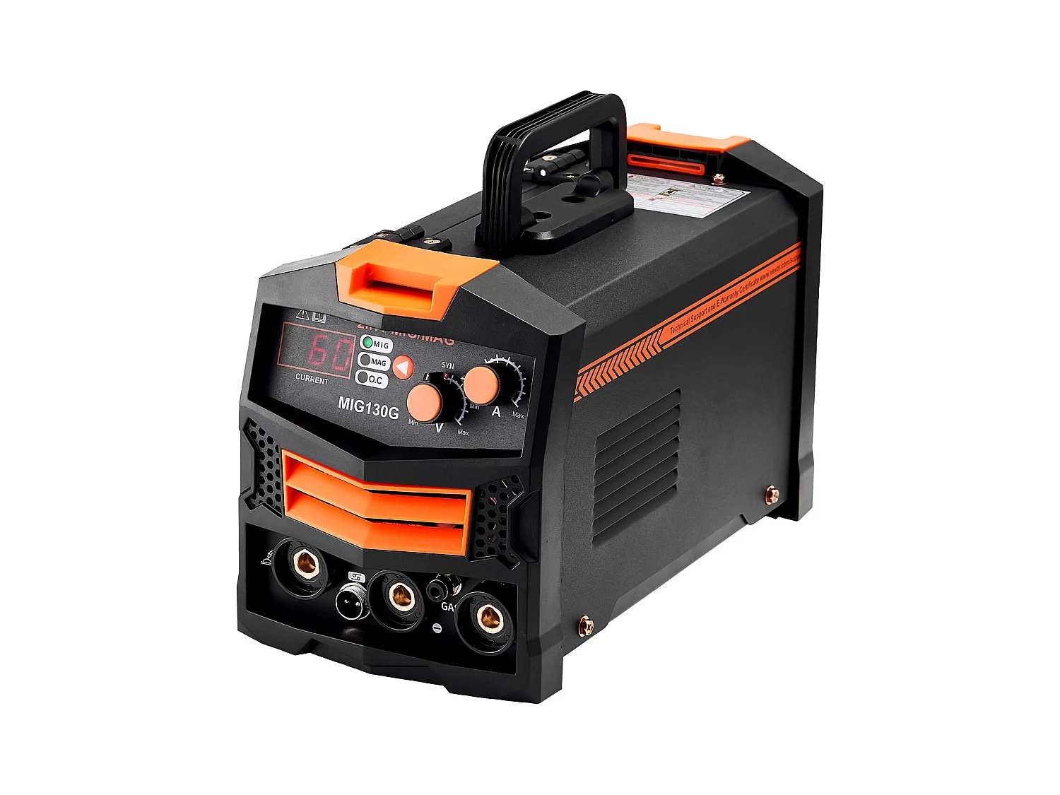 Saldatrice a Filo Animato 2 in 1 SucceBuy MIG 130A con Gas/Senza Gas, Saldatrice MIG Inverter IGBT Portatile