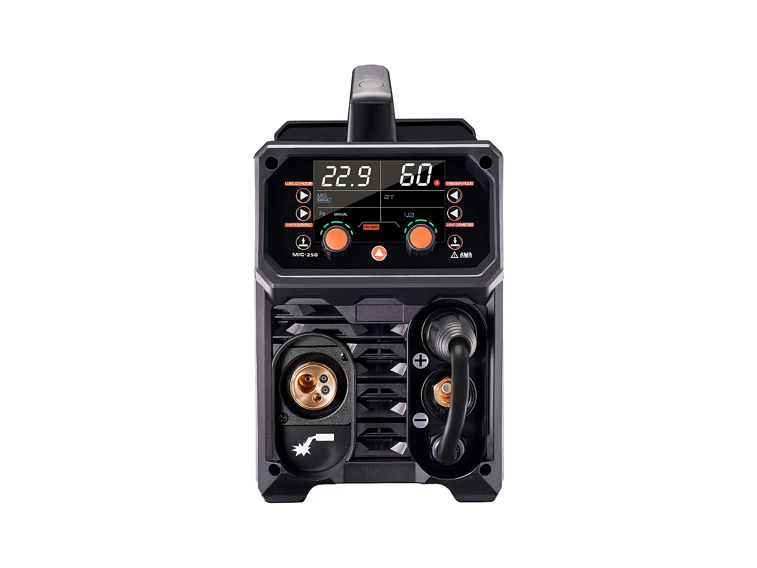 Poste à Souder MIG Pro SucceBuy, Poste à Souder MIG à Impulsion 250 A. Poste à Souder Synergique 5 en 1 avec Technologie Inverter IGBT et écran LCD