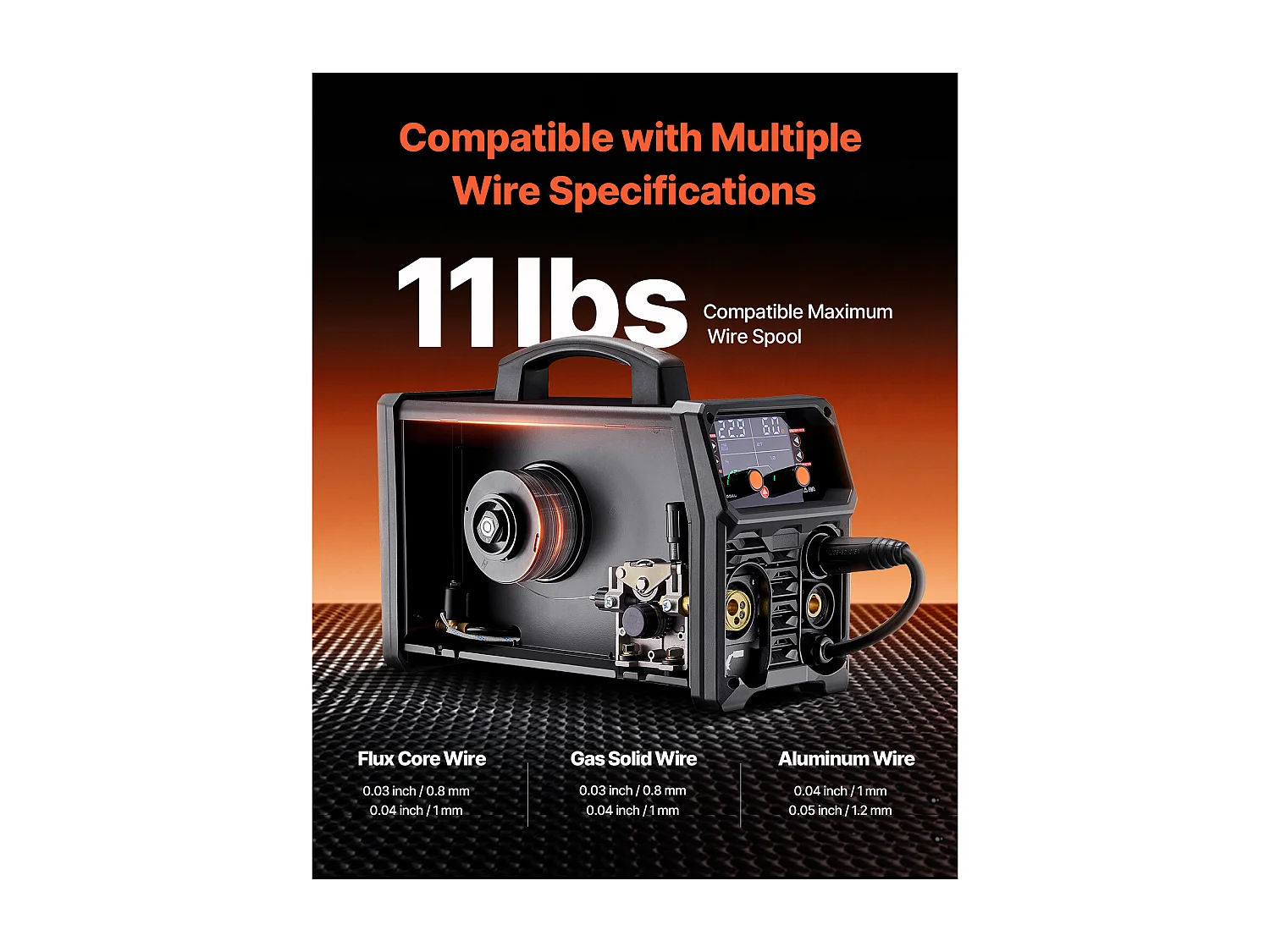 Saldatrice MIG Pro SucceBuy, Saldatrice MIG a Impulso 250 A, Saldatrice Sinergica 5 in 1 con Tecnologia Inverter IGBT e Display LCD