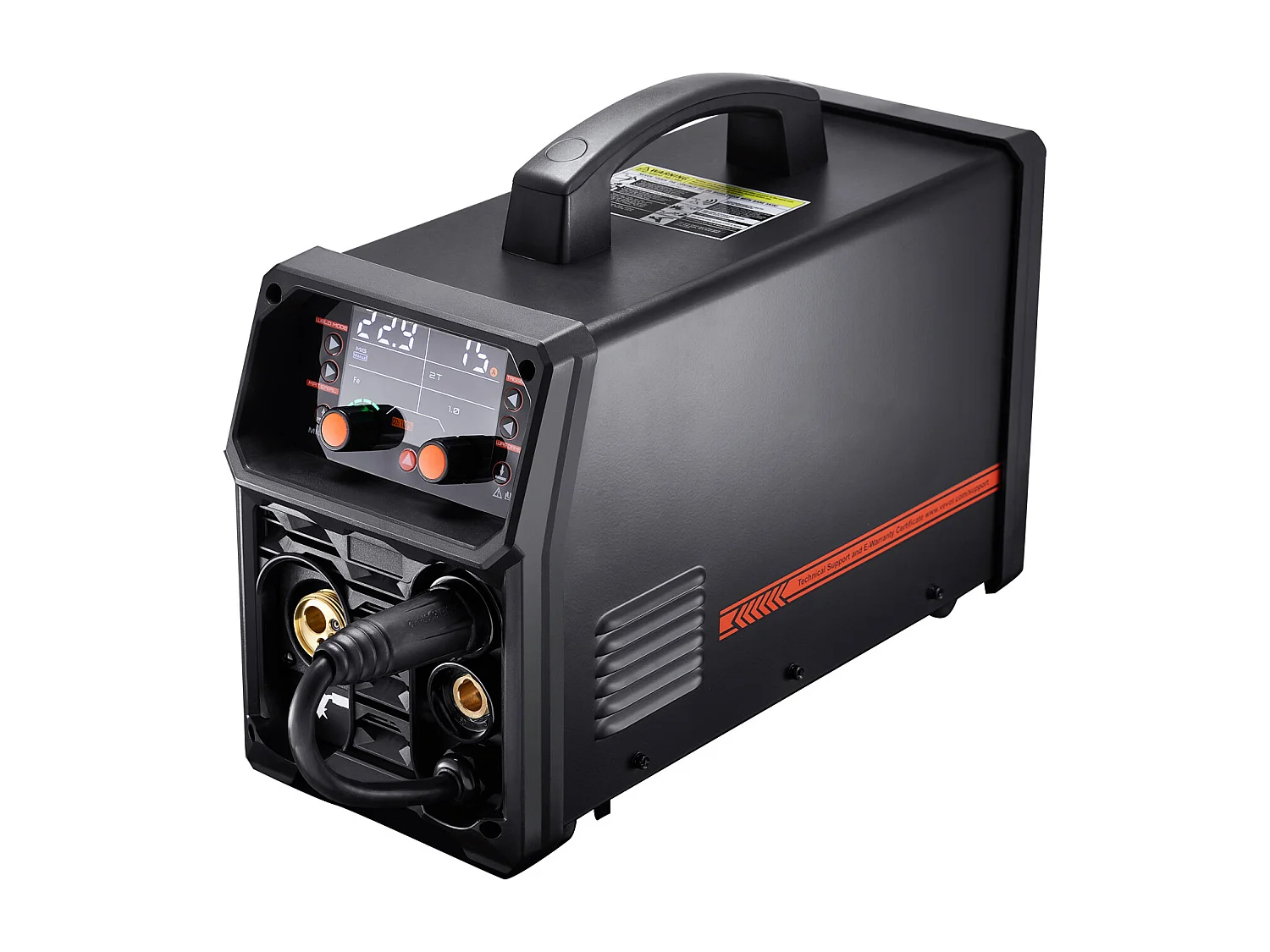 Saldatrice MIG Pro SucceBuy, Saldatrice MIG a Impulso 250 A, Saldatrice Sinergica 5 in 1 con Tecnologia Inverter IGBT e Display LCD