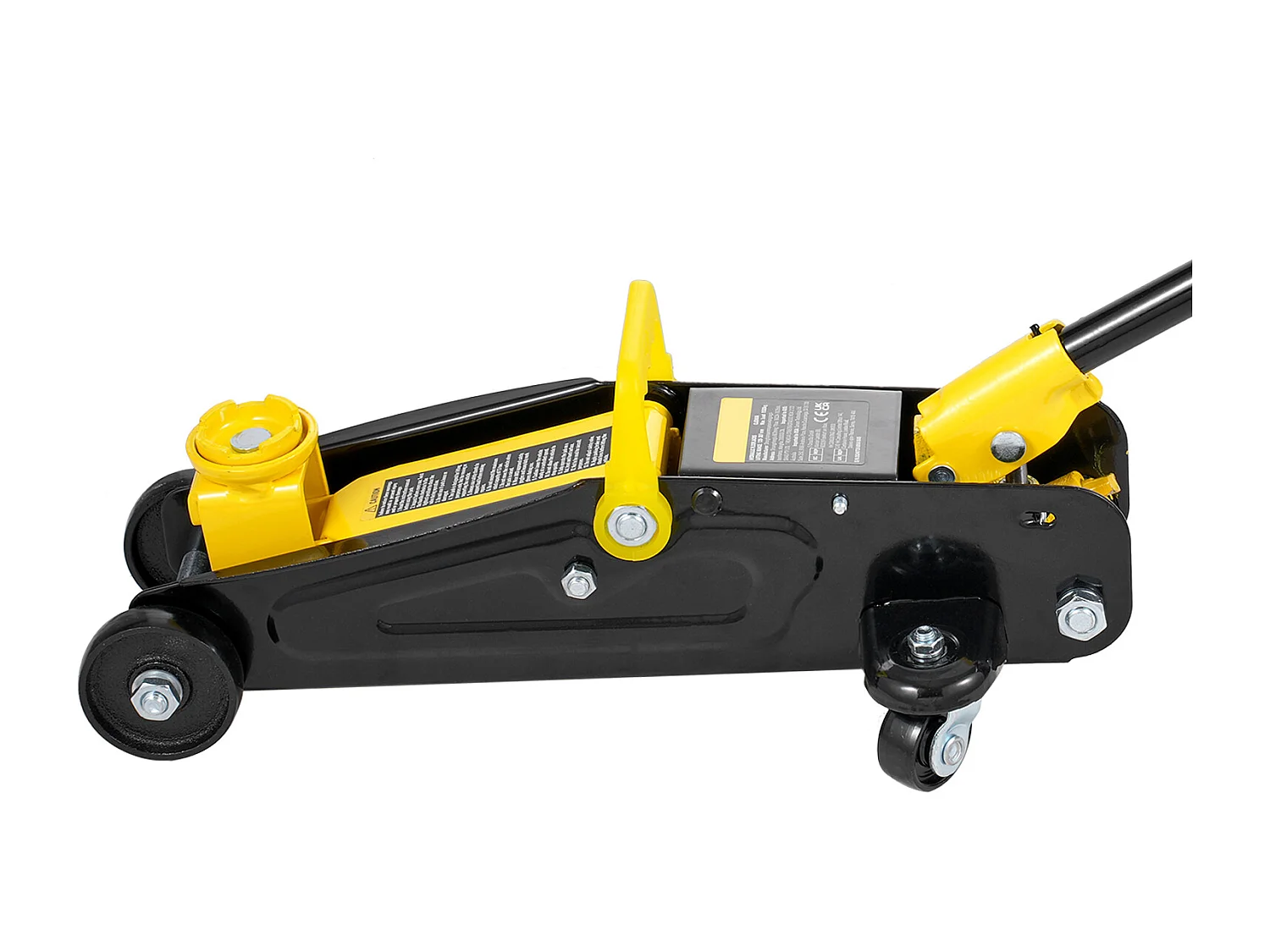 Cric Hydraulique SucceBuy Cric de Sol à Profil Bas de 1,5 Tonne, Hydraulique à Piston Unique Robuste
