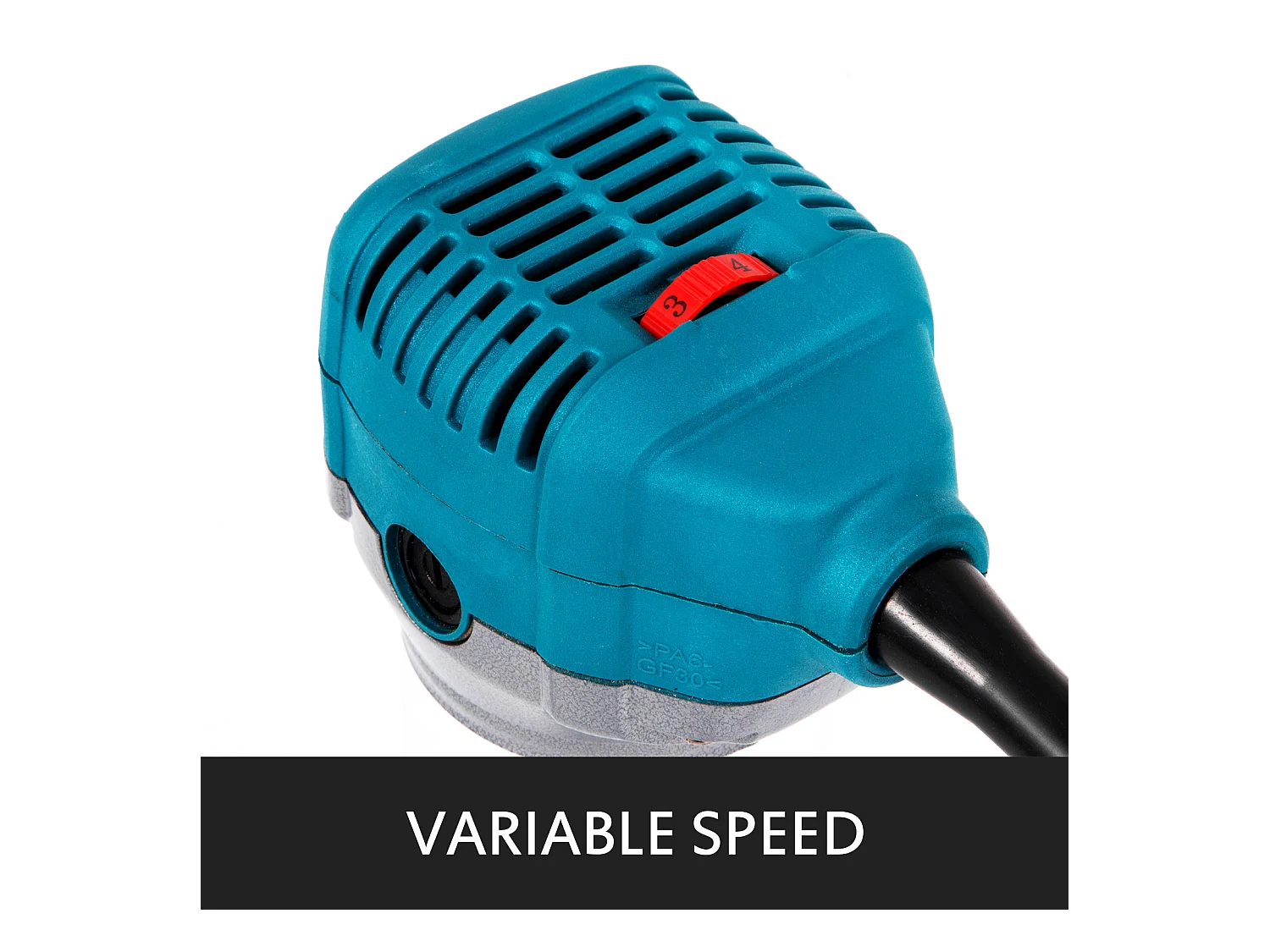 Compact Router SucceBuy, 800W, Vitesse Variable 30000 RPM, Pinces 0.6Cm  et 0.9Cm, Base Plongeante et Inclinable, 220V