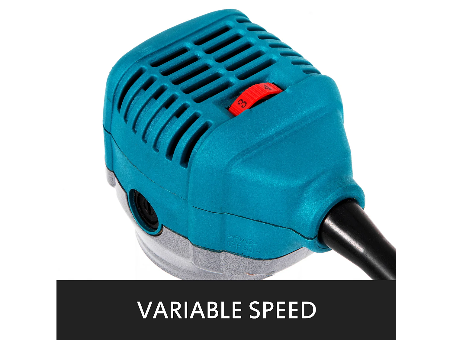 Compact Router SucceBuy, 800W, Vitesse Variable 30000 RPM, Pinces 0.6Cm  et 0.9Cm, Base Plongeante et Inclinable, 220V