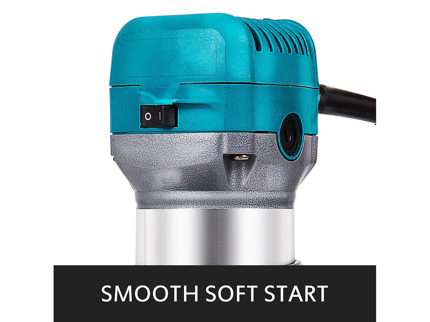 Compact Router SucceBuy, 800W, Vitesse Variable 30000 RPM, Pinces 0.6Cm  et 0.9Cm, Base Plongeante et Inclinable, 220V