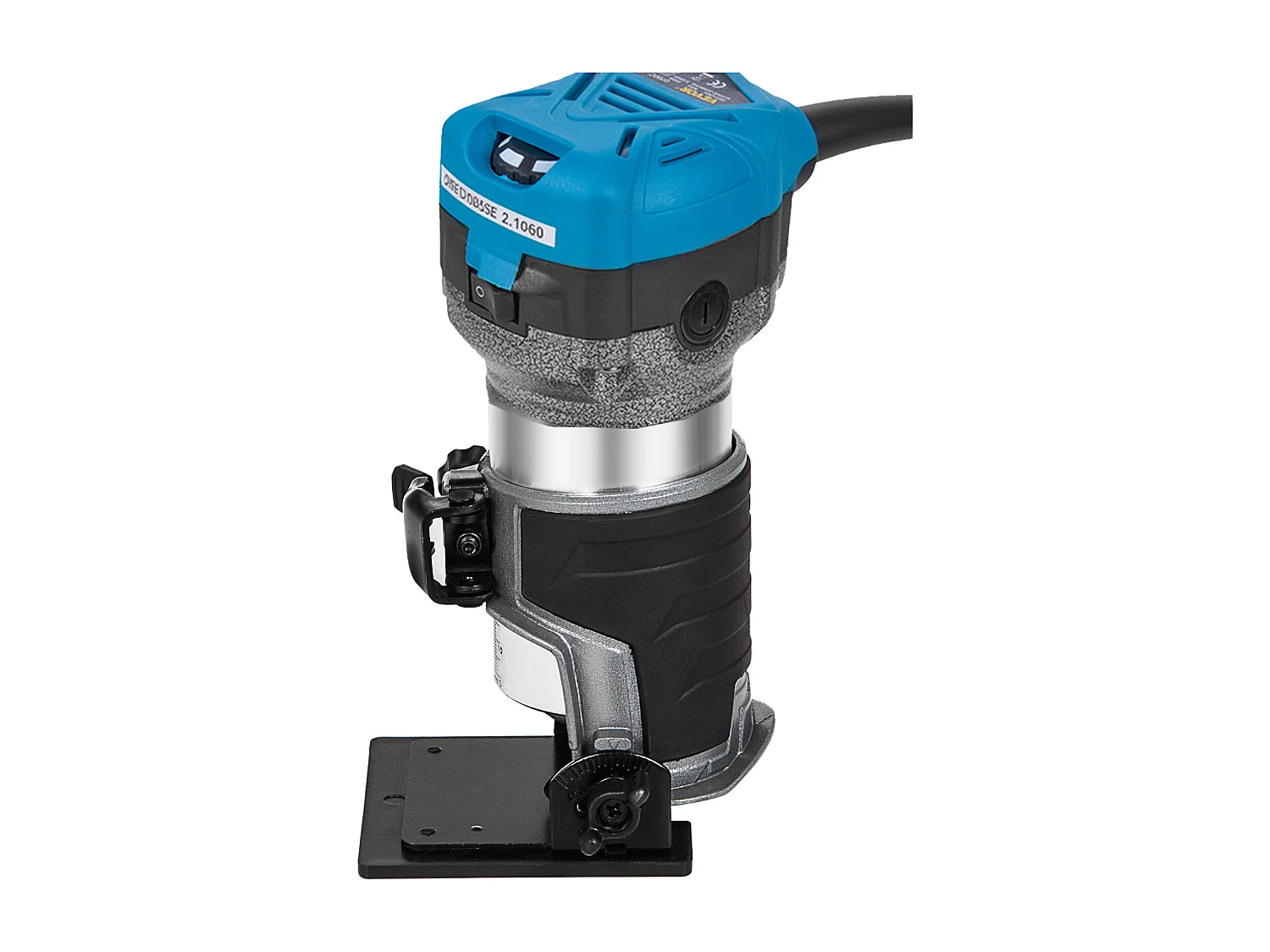 Compact Router SucceBuy, 800W, Vitesse Variable 30000 RPM, Pinces 0.6Cm  et 0.9Cm, Base Plongeante et Inclinable, 220V