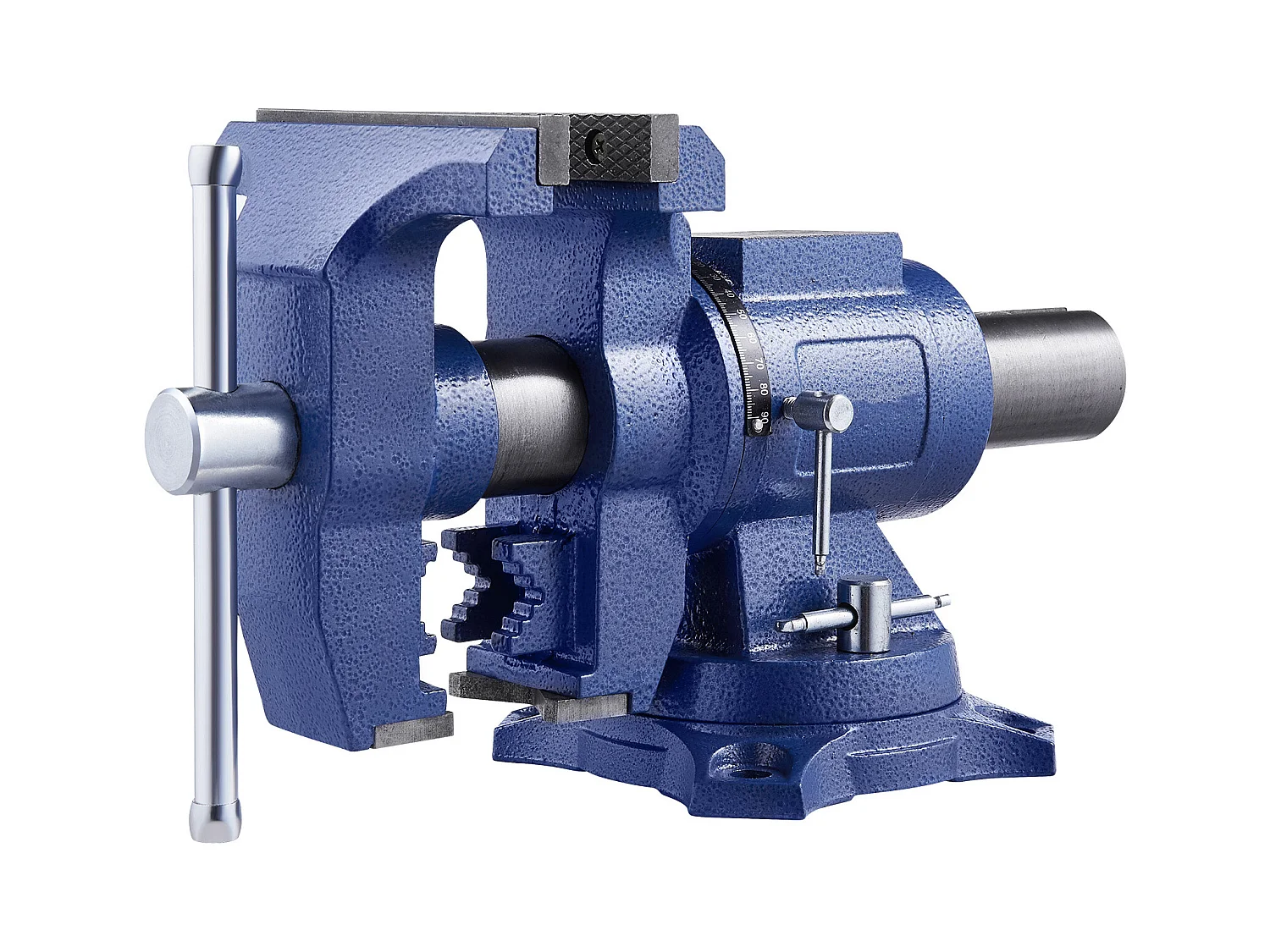 Mehrzweck-Schraubstock SucceBuy 16.51cm, Robuste 360°-Schwenkbasis