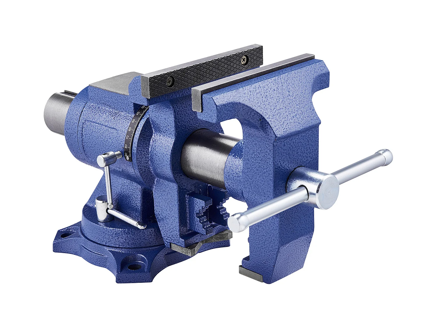 Mehrzweck-Schraubstock SucceBuy 16.51cm, Robuste 360°-Schwenkbasis