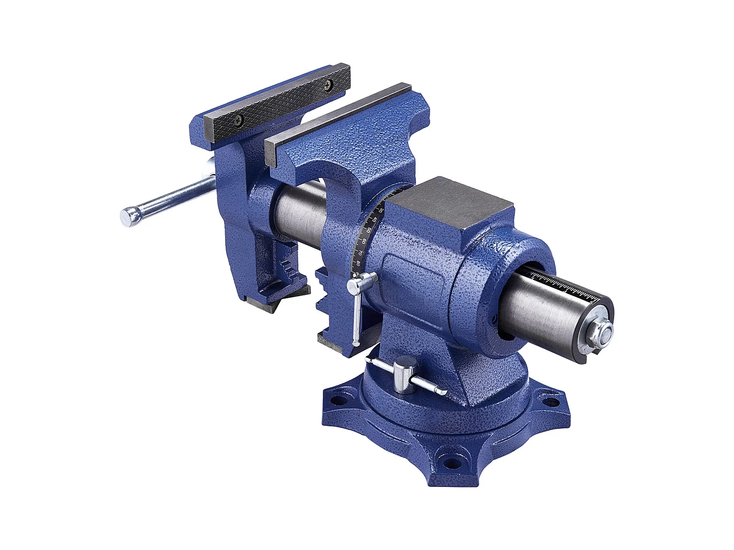 Mehrzweck-Schraubstock SucceBuy 16.51cm, Robuste 360°-Schwenkbasis