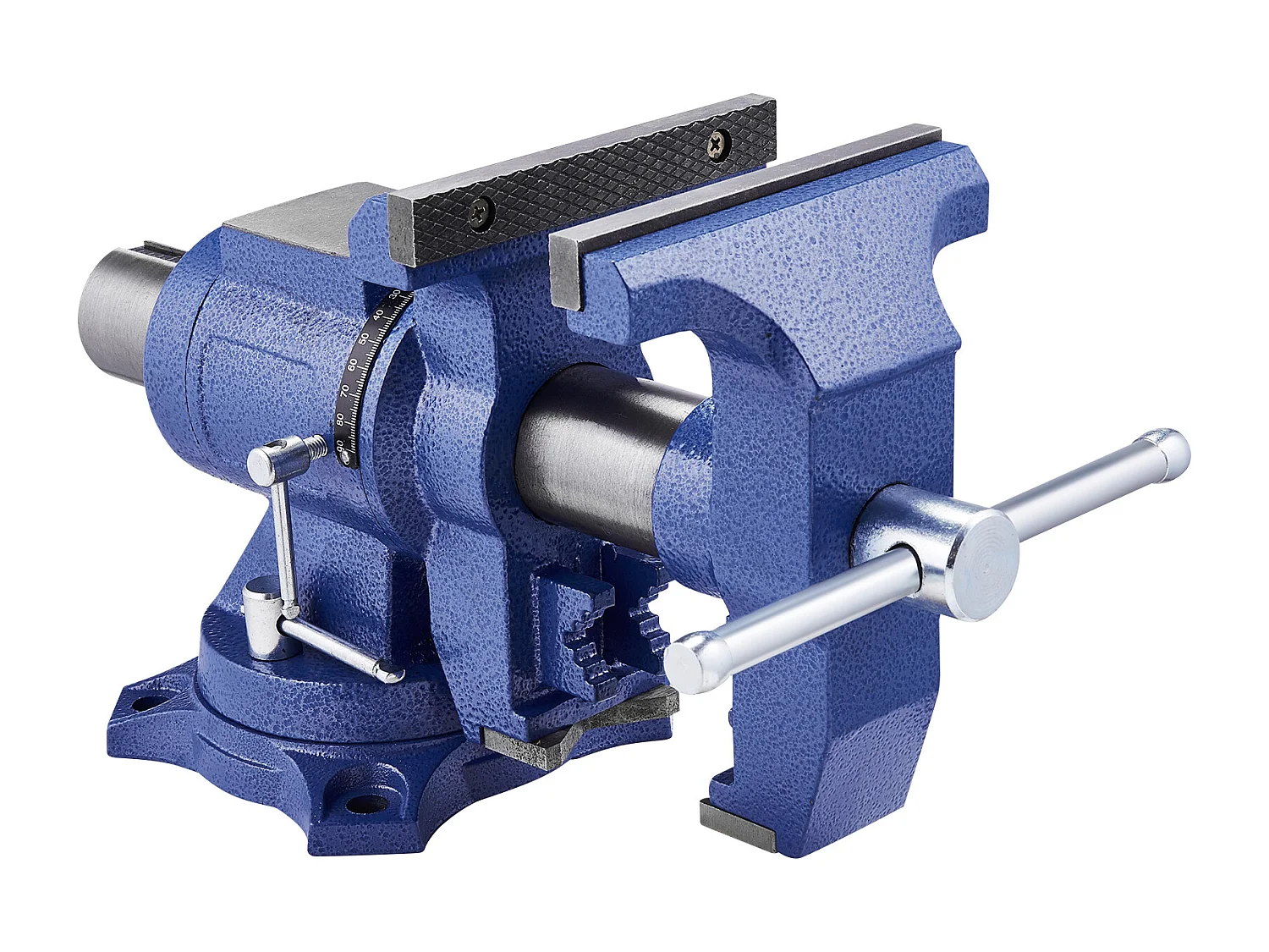 Mehrzweck-Schraubstock SucceBuy 16.51cm, Robuste 360°-Schwenkbasis