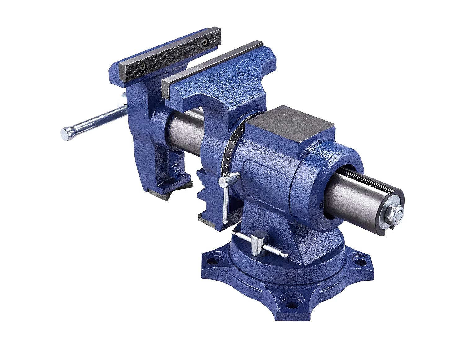 Mehrzweck-Schraubstock SucceBuy 16.51cm, Robuste 360°-Schwenkbasis