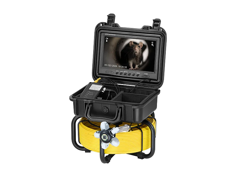 Caméra d'Inspection de Canalisation SucceBuy, 30 m de Longueur, avec Écran de 22,86 cm et Zoom 36X