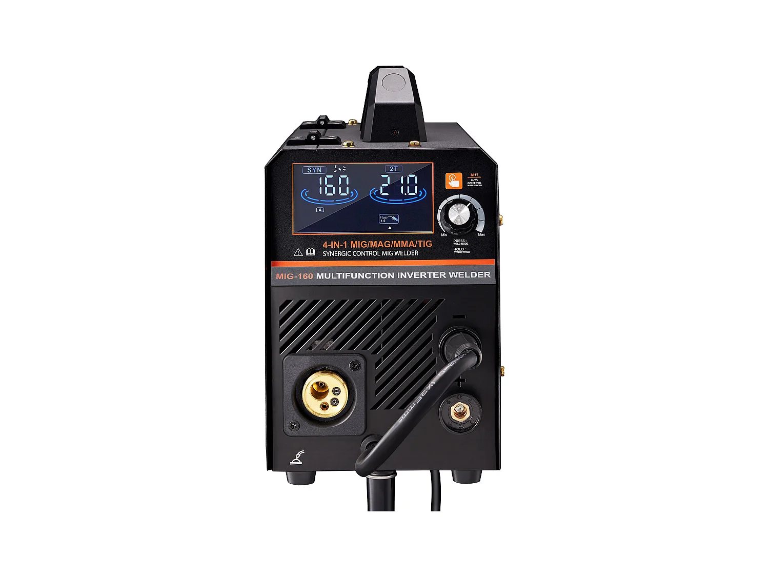 Poste à Souder MIG SucceBuy 4 en 1 160A : Machine de Soudage Multi-Processus 4 en 1 MIG à Gaz/MIG à Noyau de Flux/Stick/Lift TIG