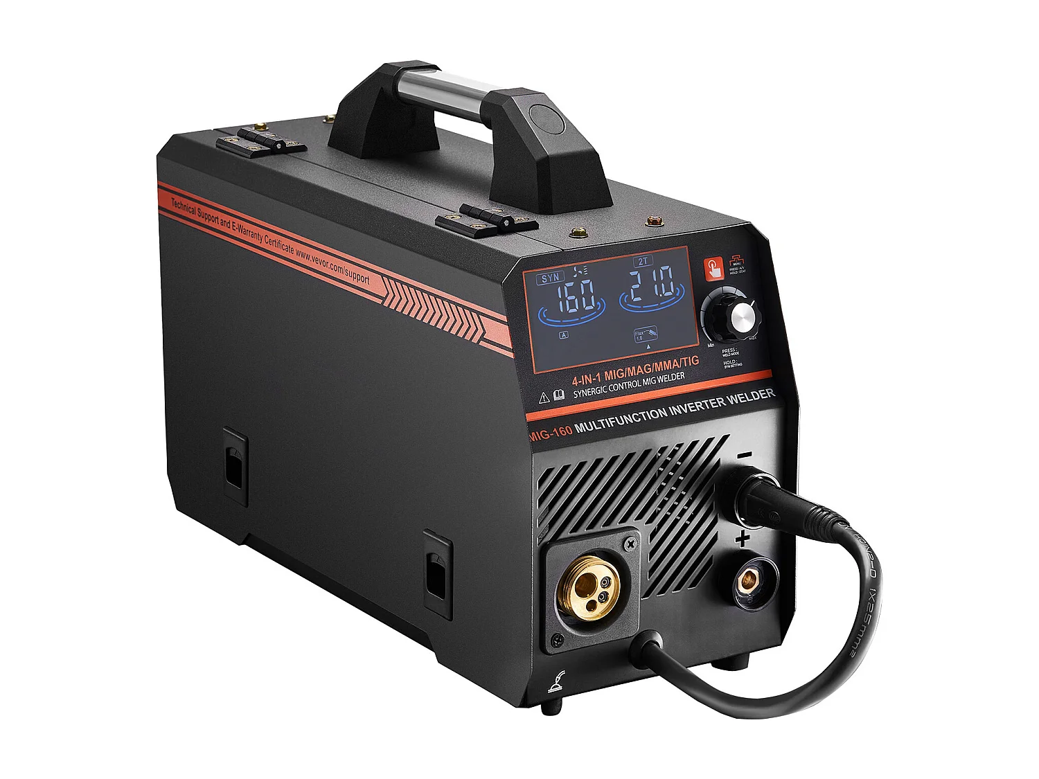 MIG-Schweißgerät SucceBuy 4-in-1 160A: Mehrprozess-Schweißmaschine 4-in-1 MIG mit Gas/MIG mit Fülldraht/Stick/Lift TIG