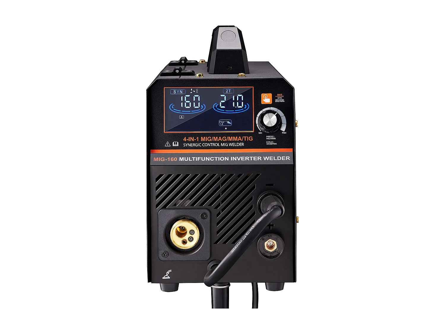 MIG-Schweißgerät SucceBuy 4-in-1 160A: Mehrprozess-Schweißmaschine 4-in-1 MIG mit Gas/MIG mit Fülldraht/Stick/Lift TIG