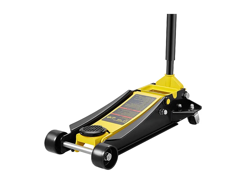 Cric Hydraulique SucceBuy Cric de Sol à Profil Bas de 4 Tonnes, Acier Robuste, Pompe à Double Piston