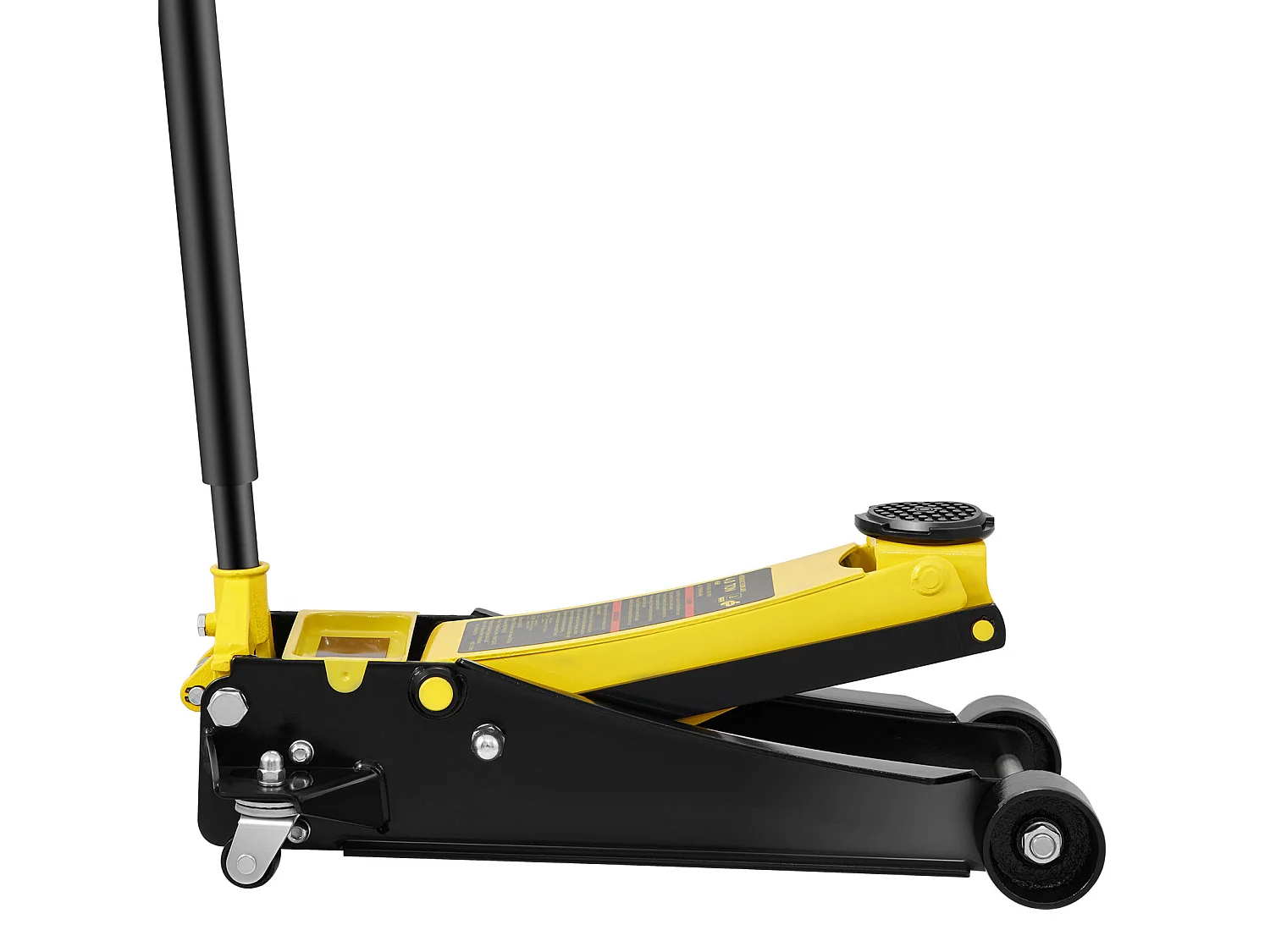 Cric Hydraulique SucceBuy Cric de Sol à Profil Bas de 4 Tonnes, Acier Robuste, Pompe à Double Piston